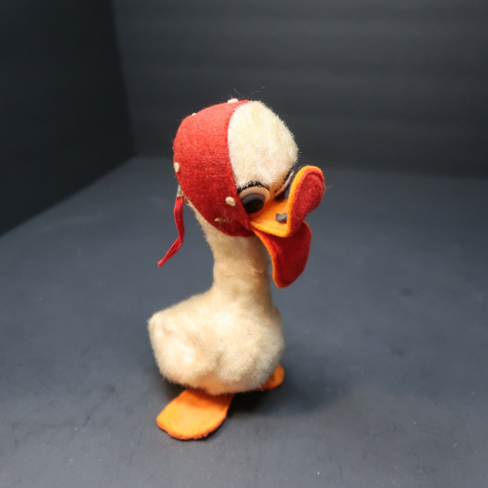 Vintage G.I.R. Pertegato Vicenza Duck Doll With Tag H6" Made in Italy 1960's