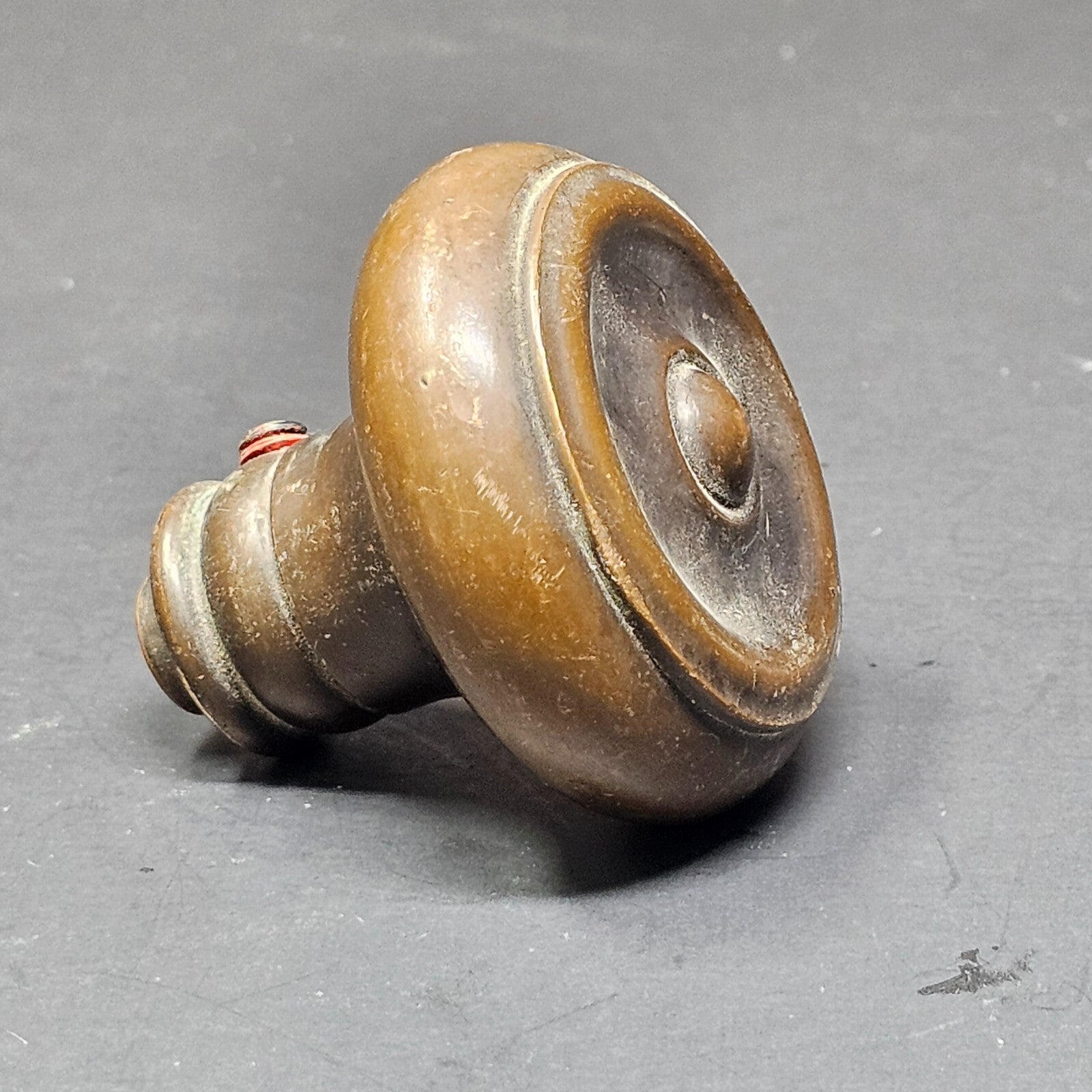 Antique Single Door Knob Solid Brass (11 oz.)