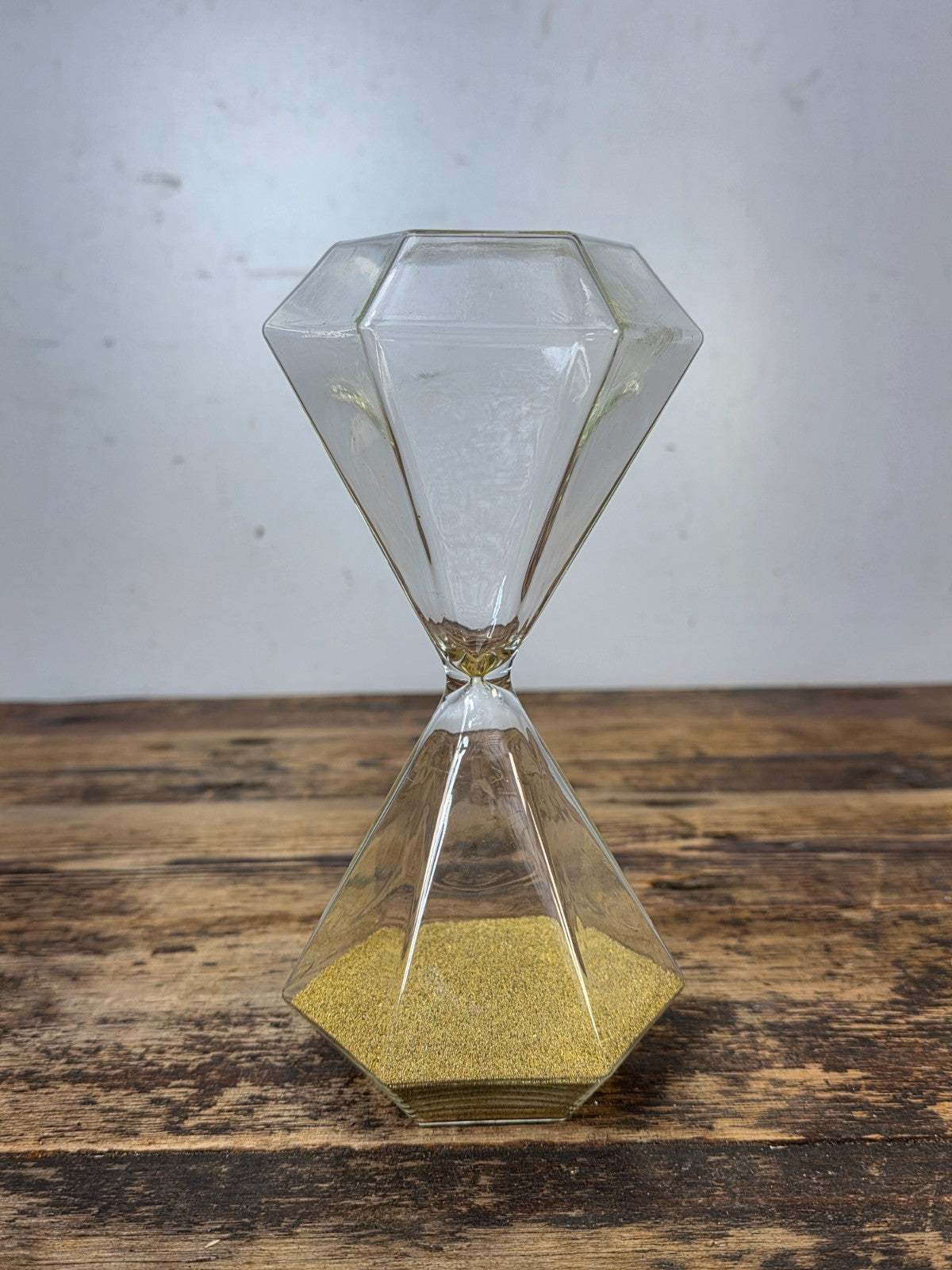 Set of 2 Glass Hourglasses - 5Min & 10Min Decorative Sand Timers