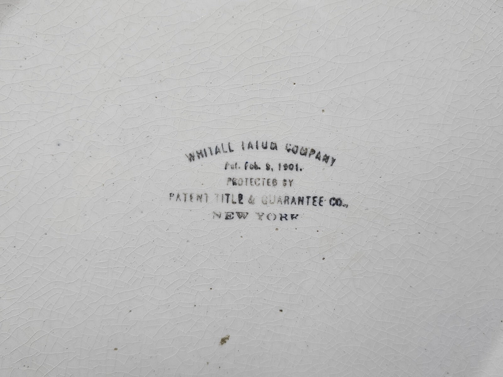 Antique Lenox Bed Pan By Whitall Tatum Company