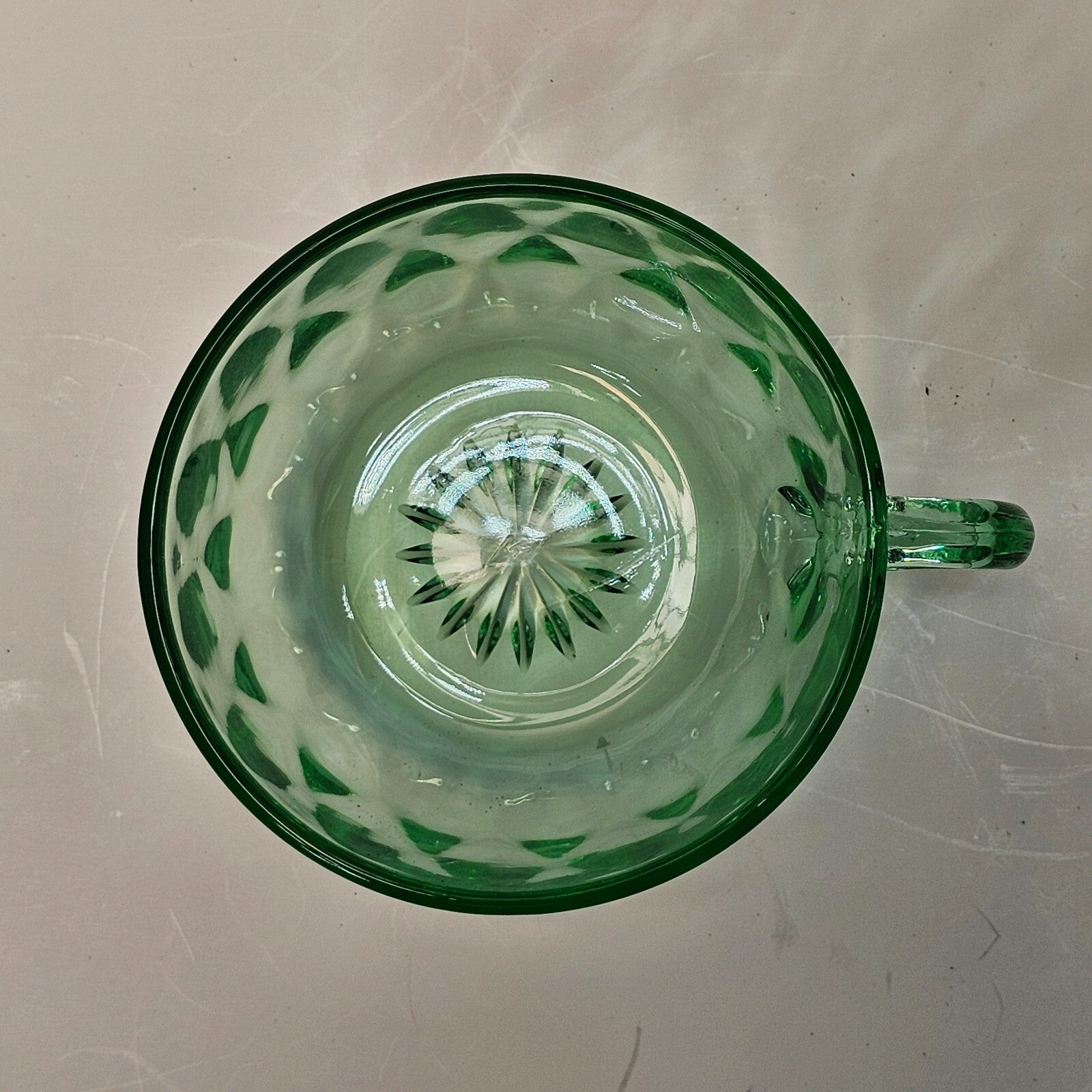 Heisey Yeoman Moongleam Green Punch Cup