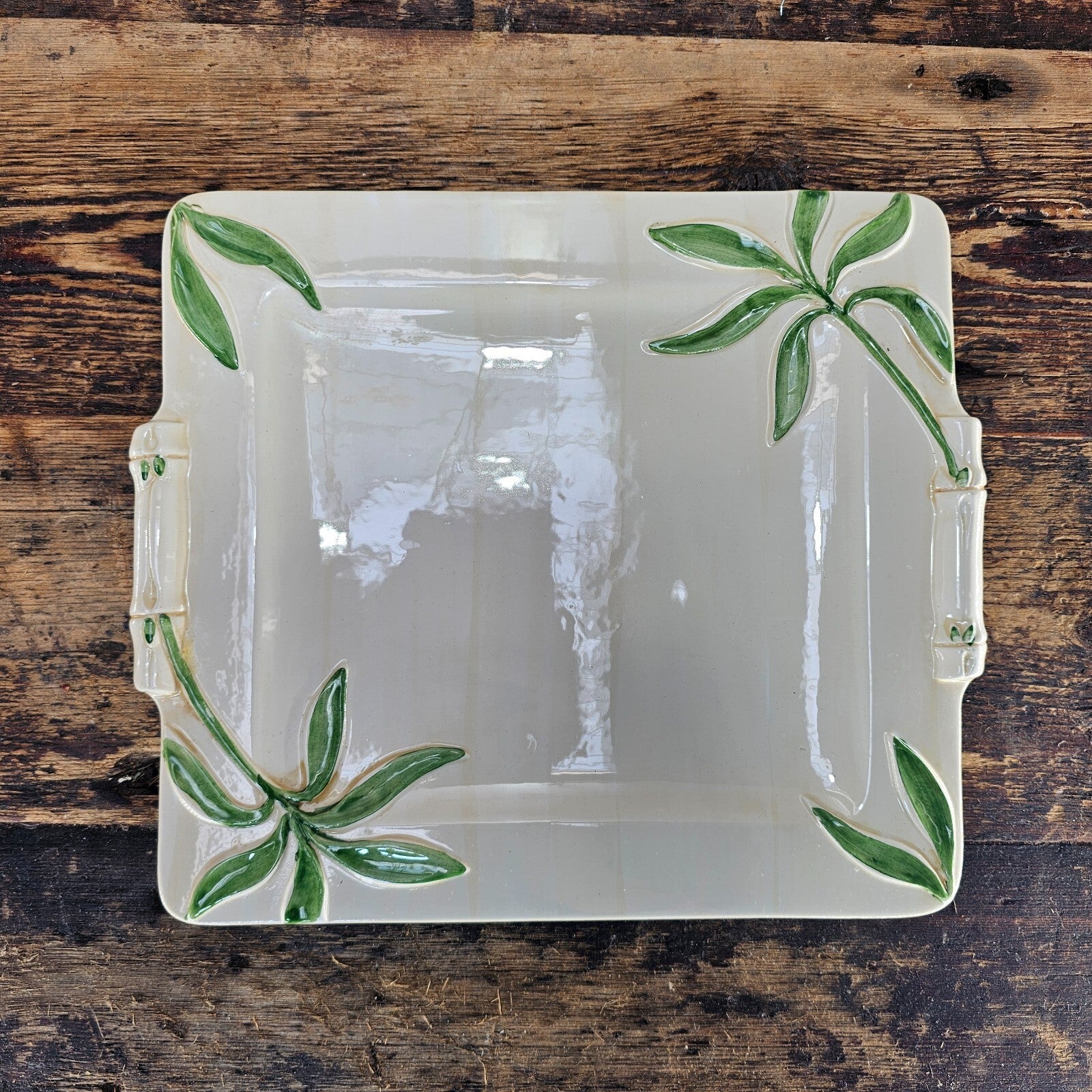 Jay Willfred Andrea By Sadek Square Plate Made In Portugal 11"L x 9.25"W