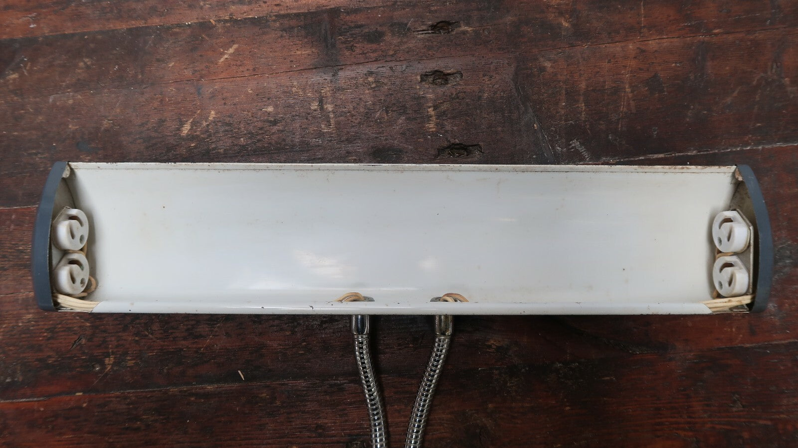 Vintage Imar Double Gooseneck Office Desk Lamp Light Made In Japan