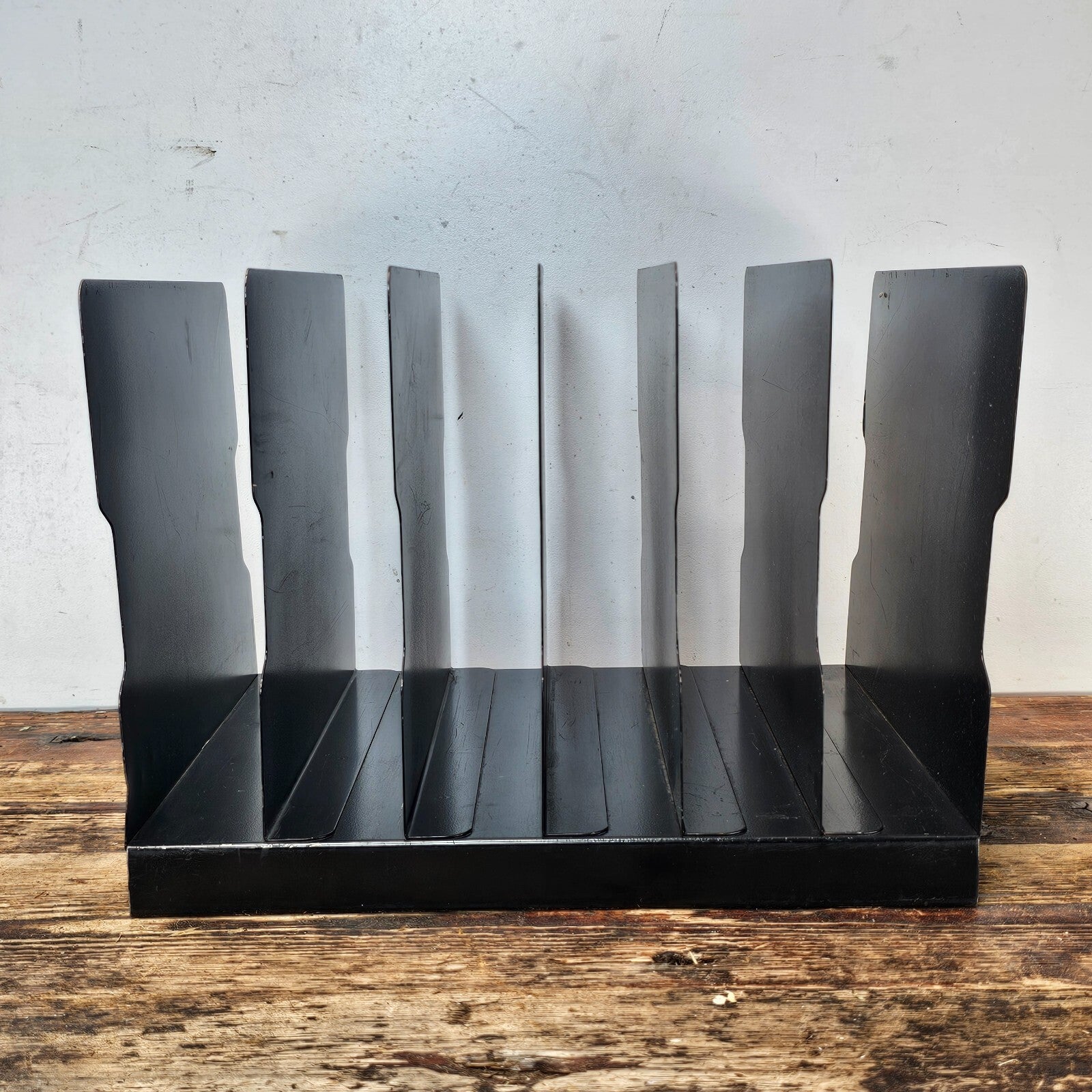Vintage CWS 6 Compartment Desktop File Organizer