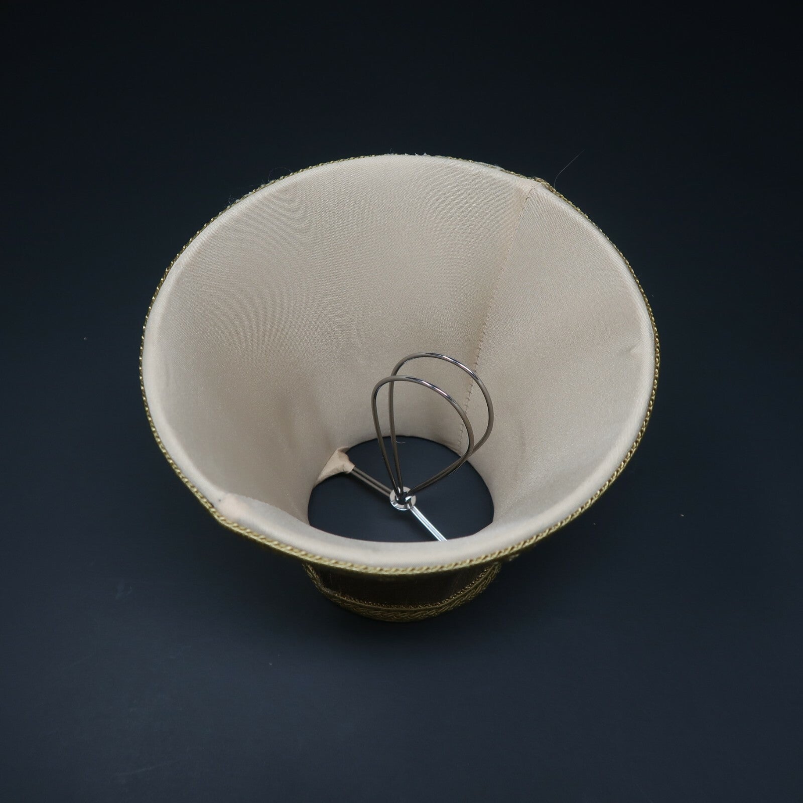 Mini Clip On Bell Lamp Shade Dark Taupe 3" x 4.5" x 4.75"