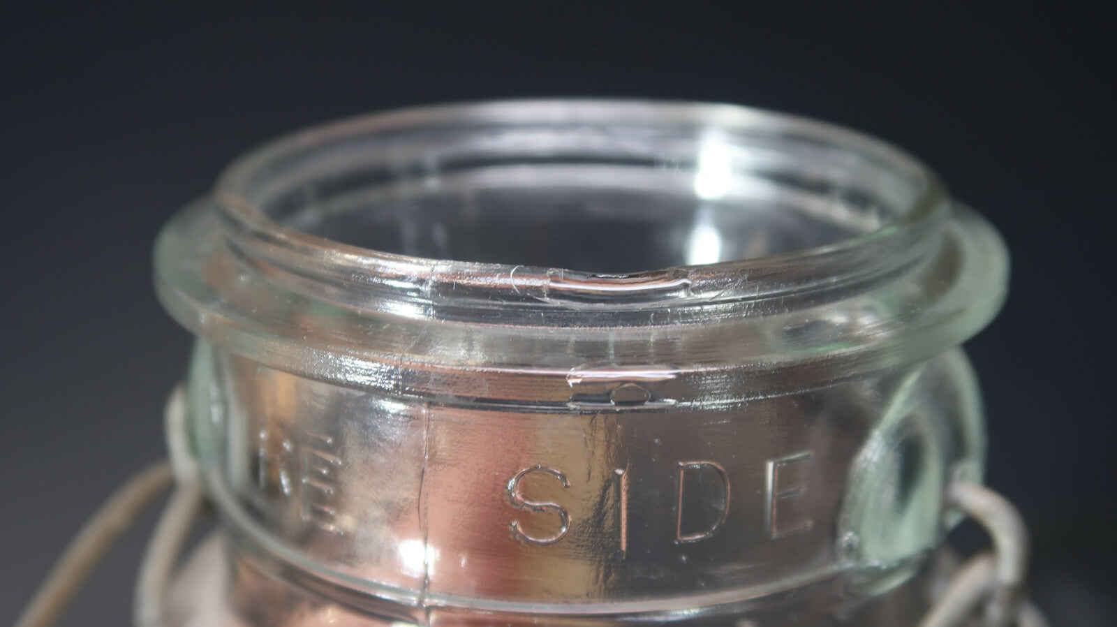 Vintage Ball IDEAL Glass Canning Jar Wire Bail No.9 H10"