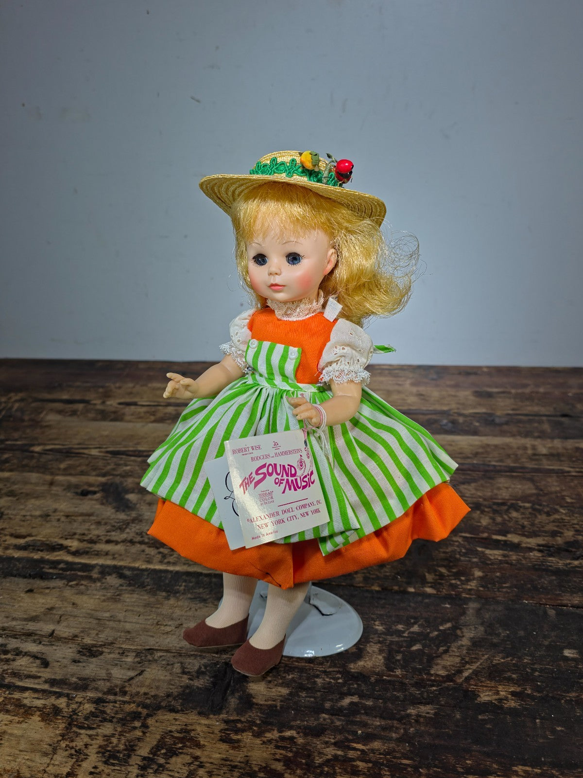 Madame Alexander Sound of Music Liesl Doll 14” Vintage 1970s w Tag