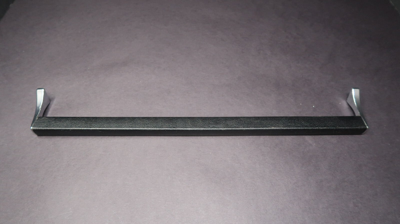 Vintage Cabinet Handle Pull Kitchen Drawer Pull Black & Chrome 15"