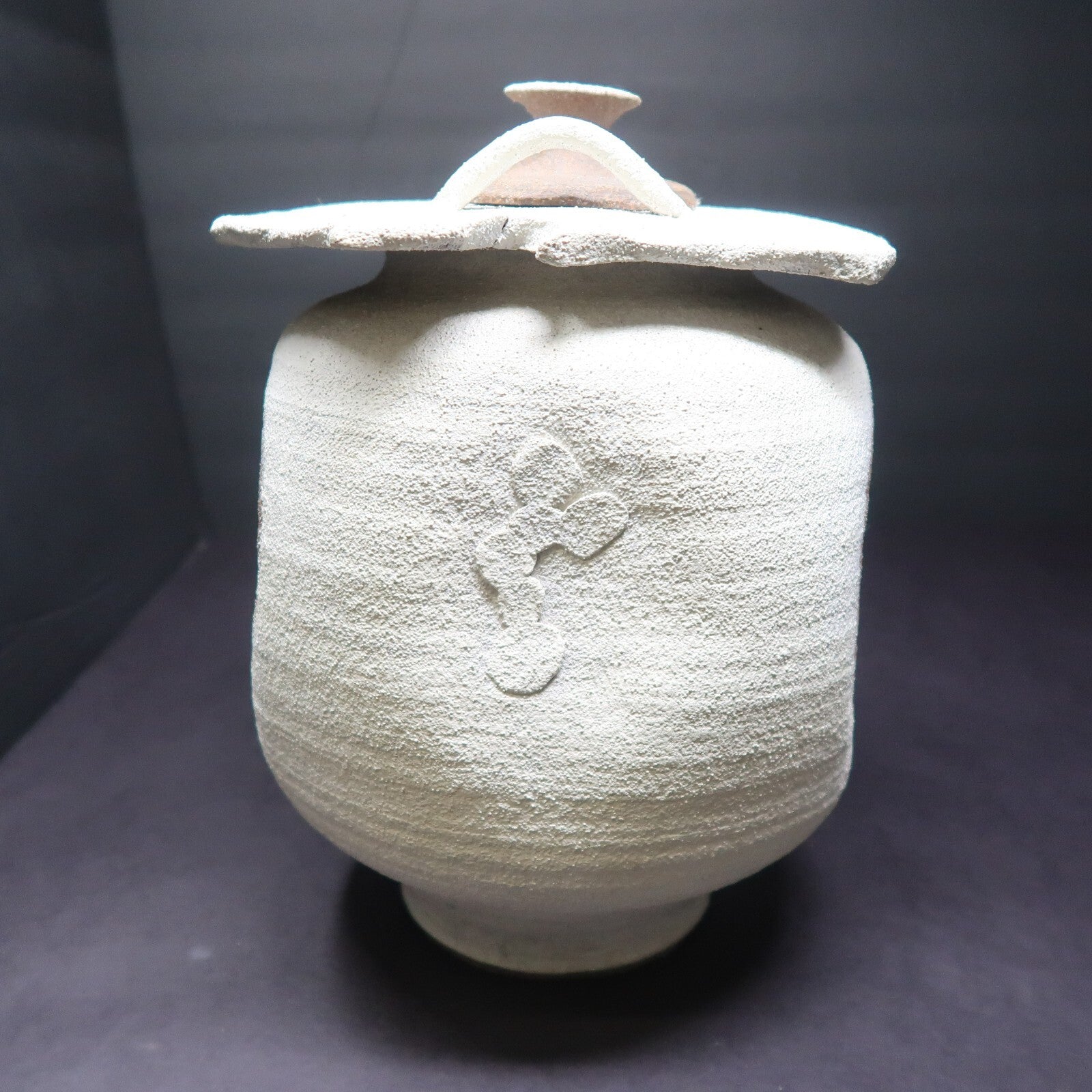Stoneware Wine Sake Tea Pot Cup Set Handcrated Pottery Signed by Artist