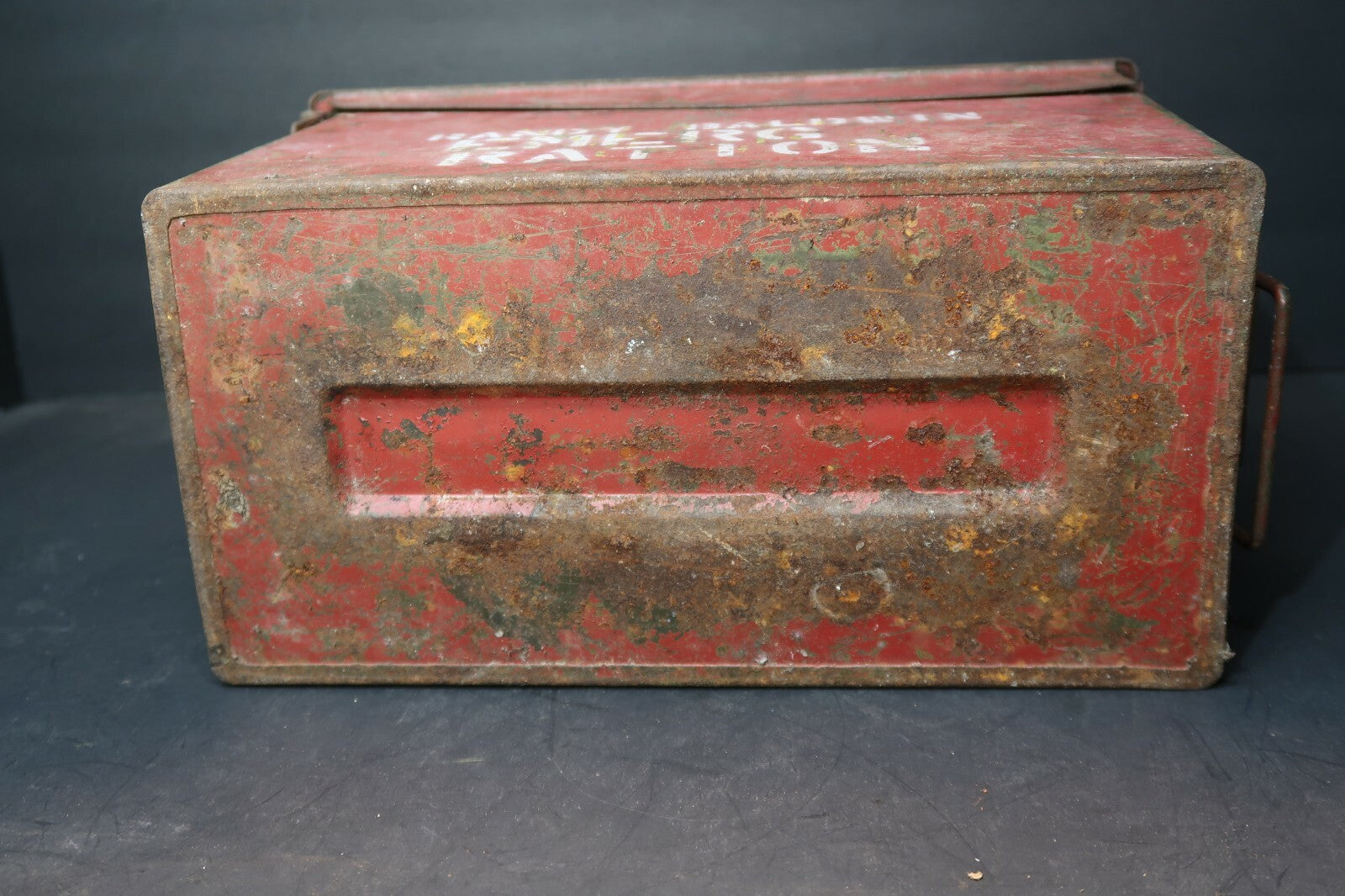 Vintage Ammo Can Metal Container US Military Issue Gear Storage