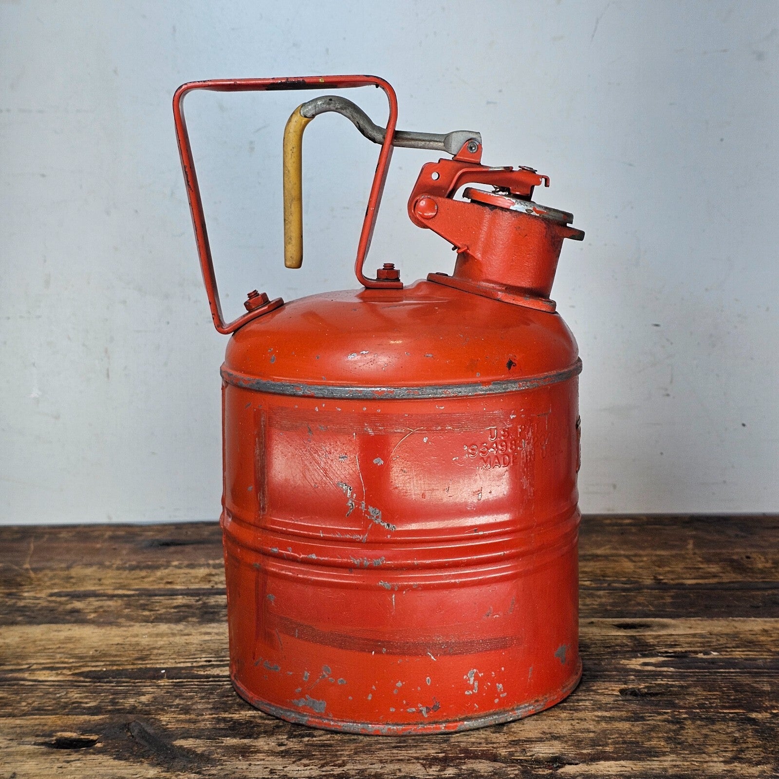 Justrite Steel Safety Can with Trigger-Handle 1 Gallon Gas Can