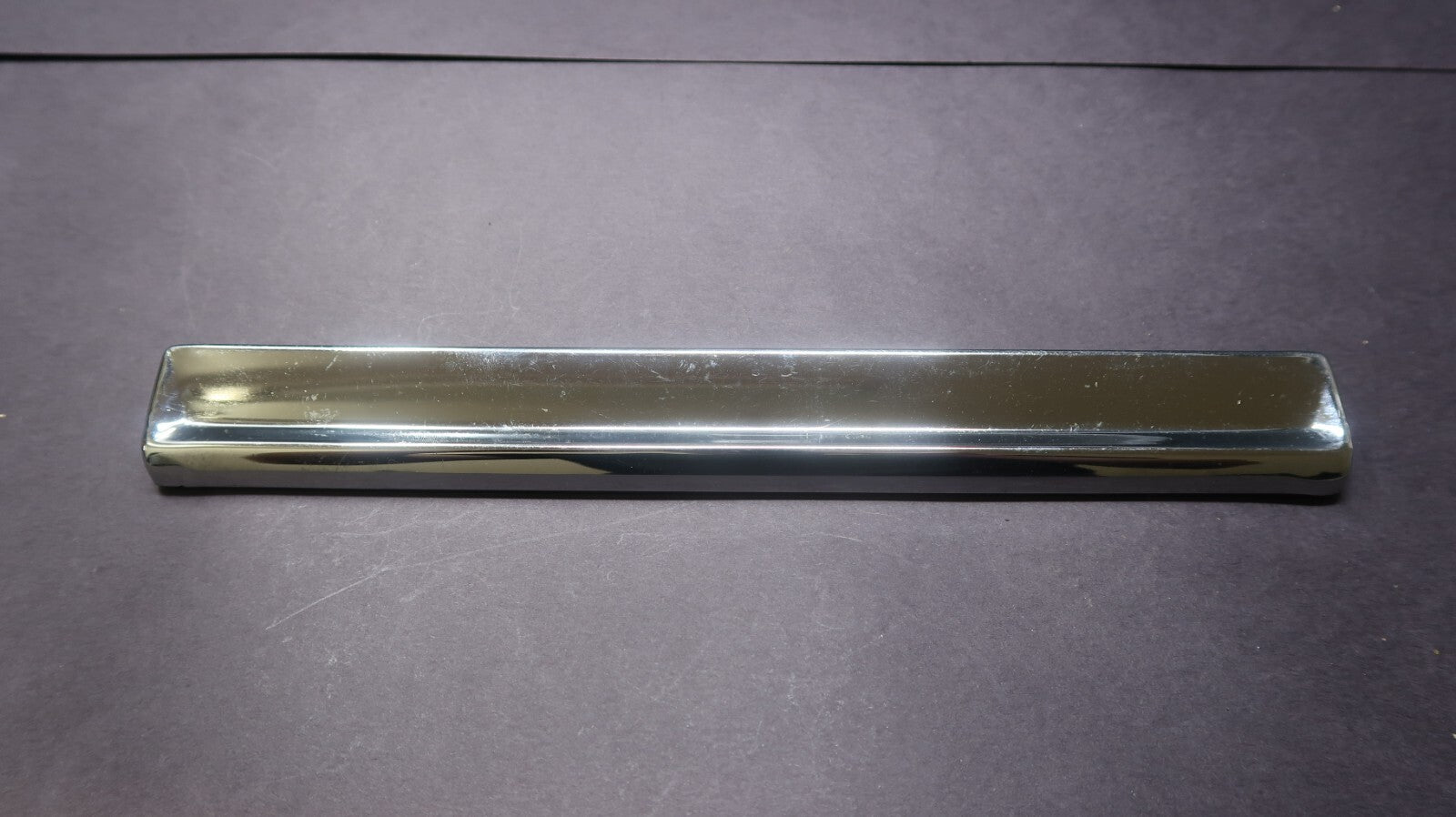 Vintage Cabinet Handle Pull Kitchen Drawer Pull Metal Chrome 12"