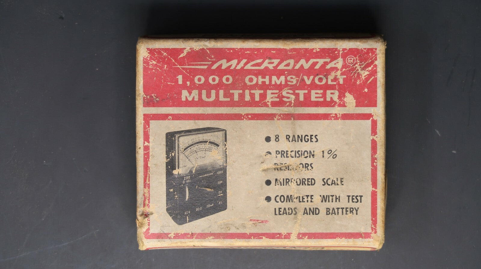 Vintage Micronta 1000 OHMS/VOLT Multitester Model 22-027