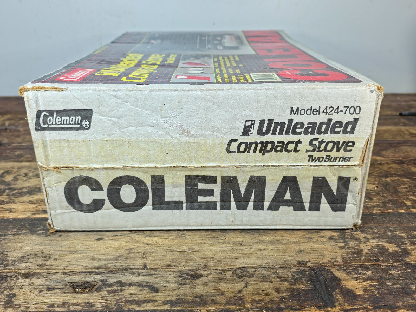 Coleman Dual Fuel 2-Burner Stove 424-700 – New Old Stock Never Opened