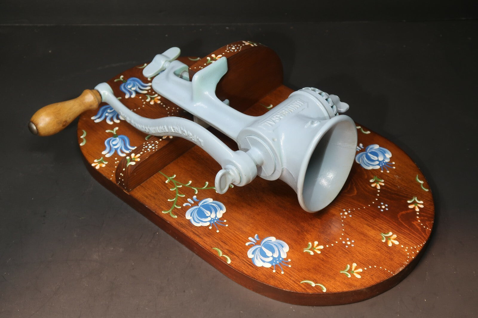 Kitchen Art Decor Universal No. 2 Food Chopper on Hand Painted Wooden Board