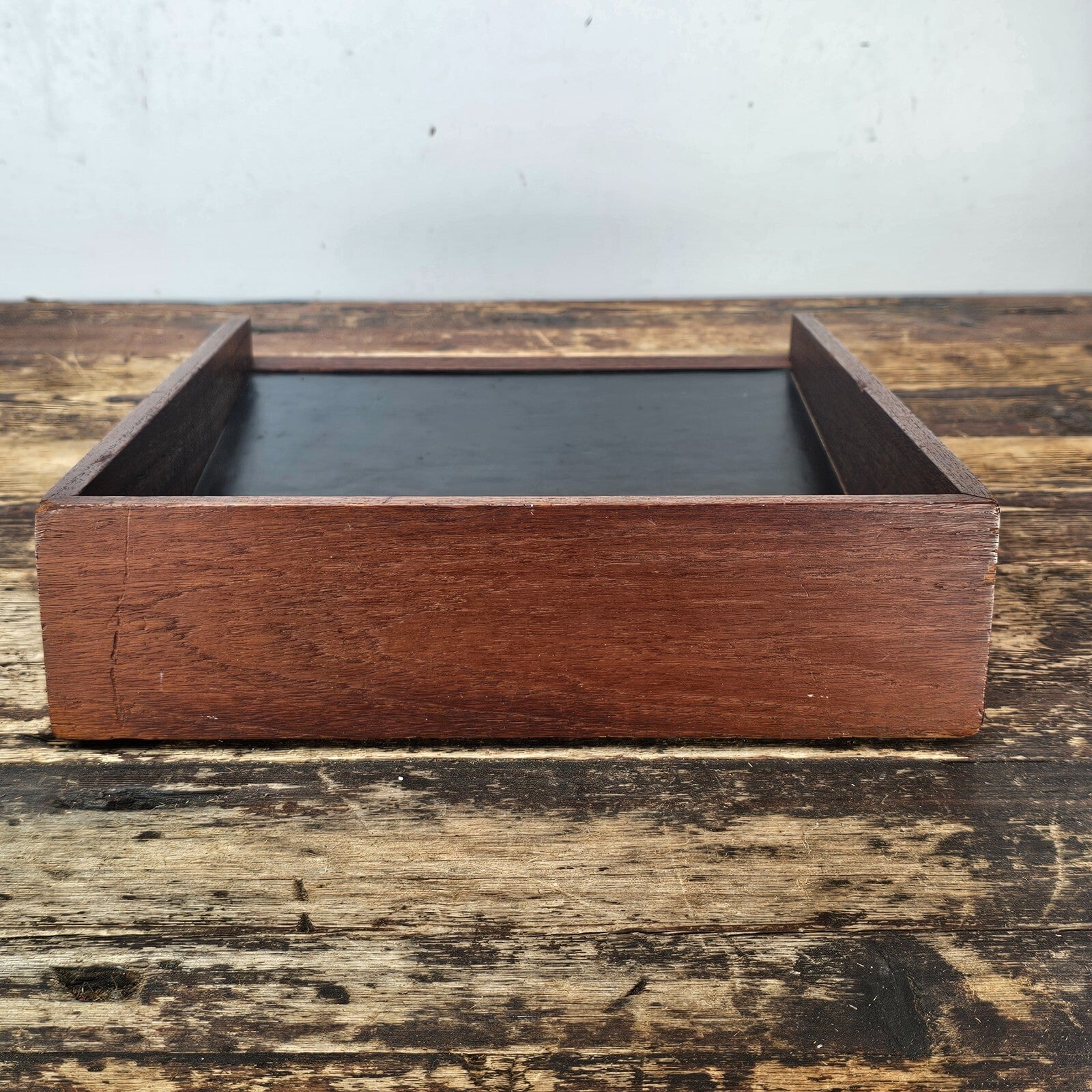 Jens Risom Style Vintage Walnut Letter Tray (1950s-1960s)