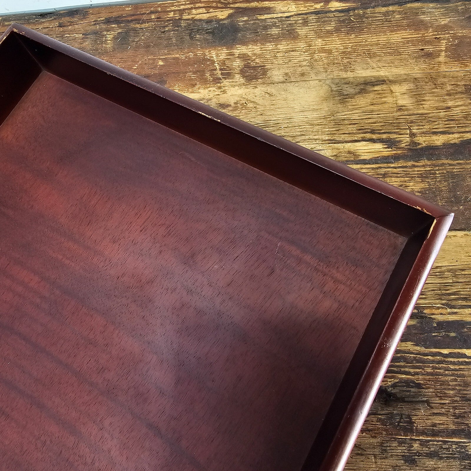 Carver Wood Products Solid Wood 2-Tier Desk Tray Set
