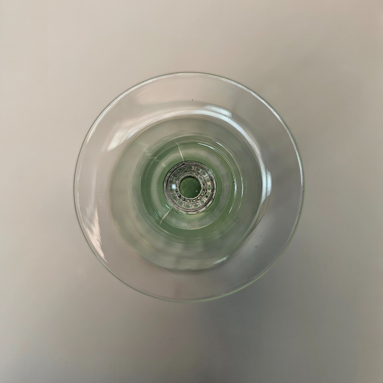 Huntington Glass X101 Green Iced Tea 6.5" H