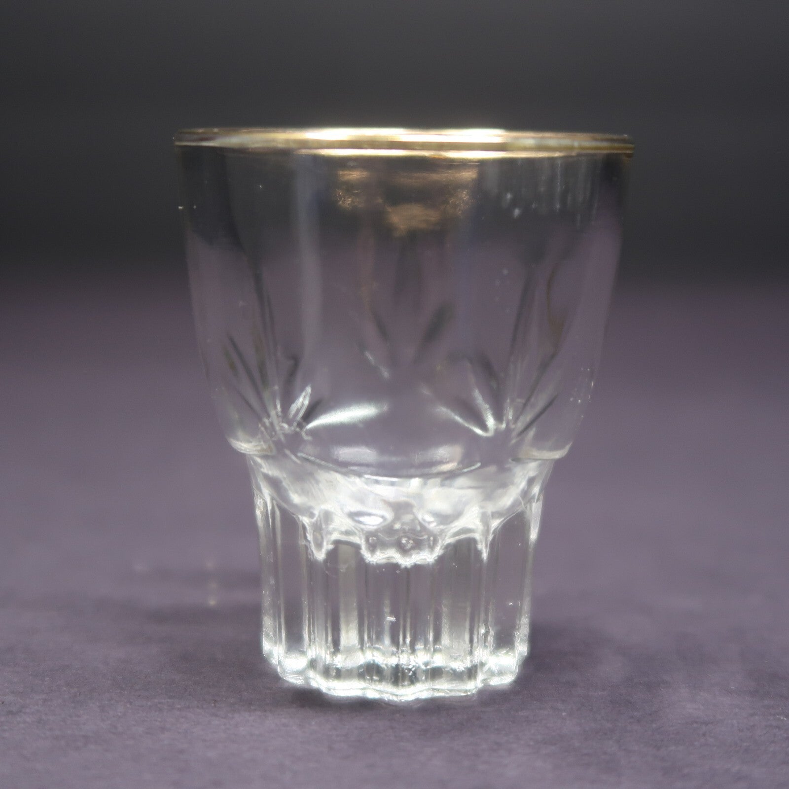 Gold Trim Shot Glass H 2.4"