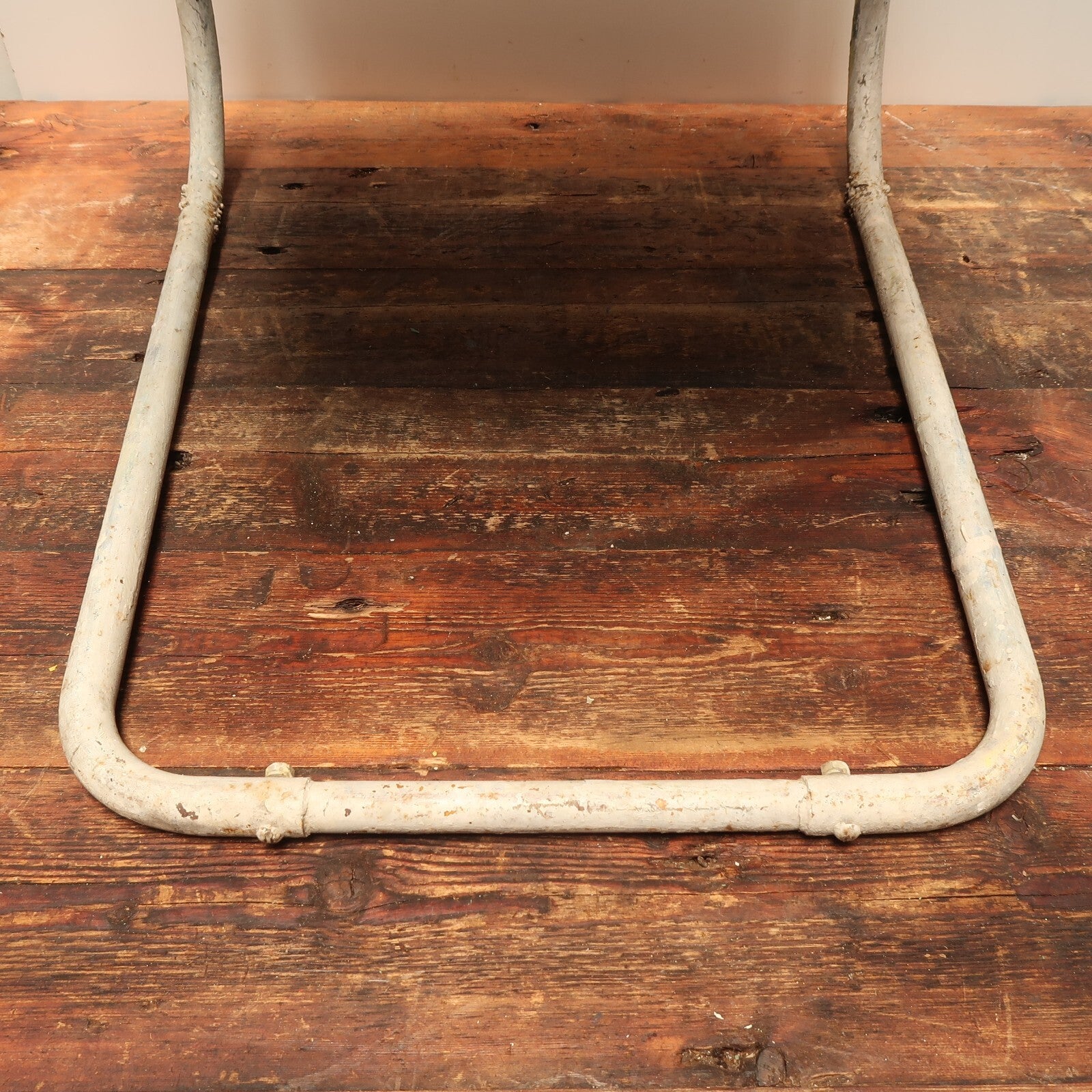 Vintage Metal Lawn Chair Clam Shell Scalloped Back