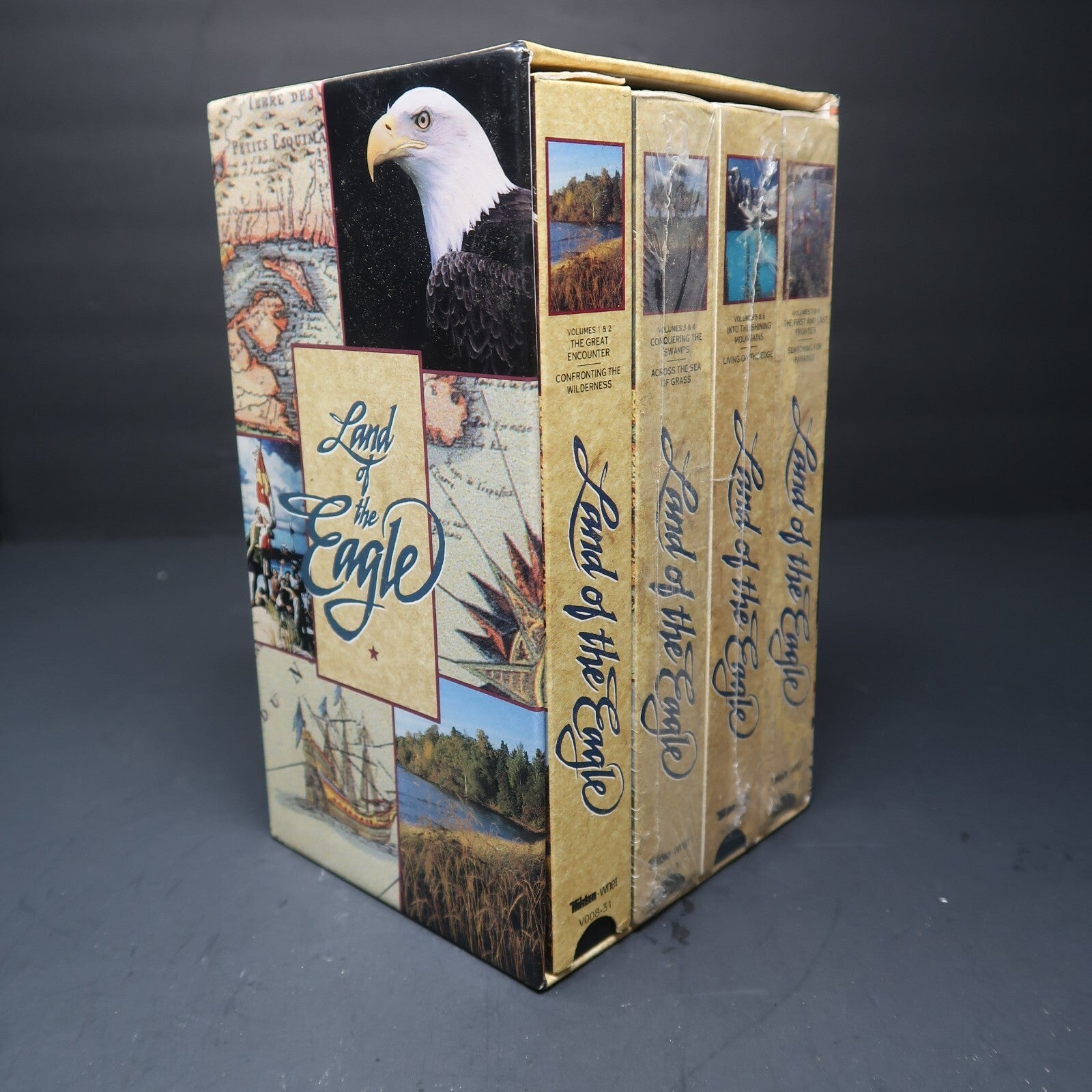 Set of 4 VHS Land of The Eagle Volumes 1 ~ 8
