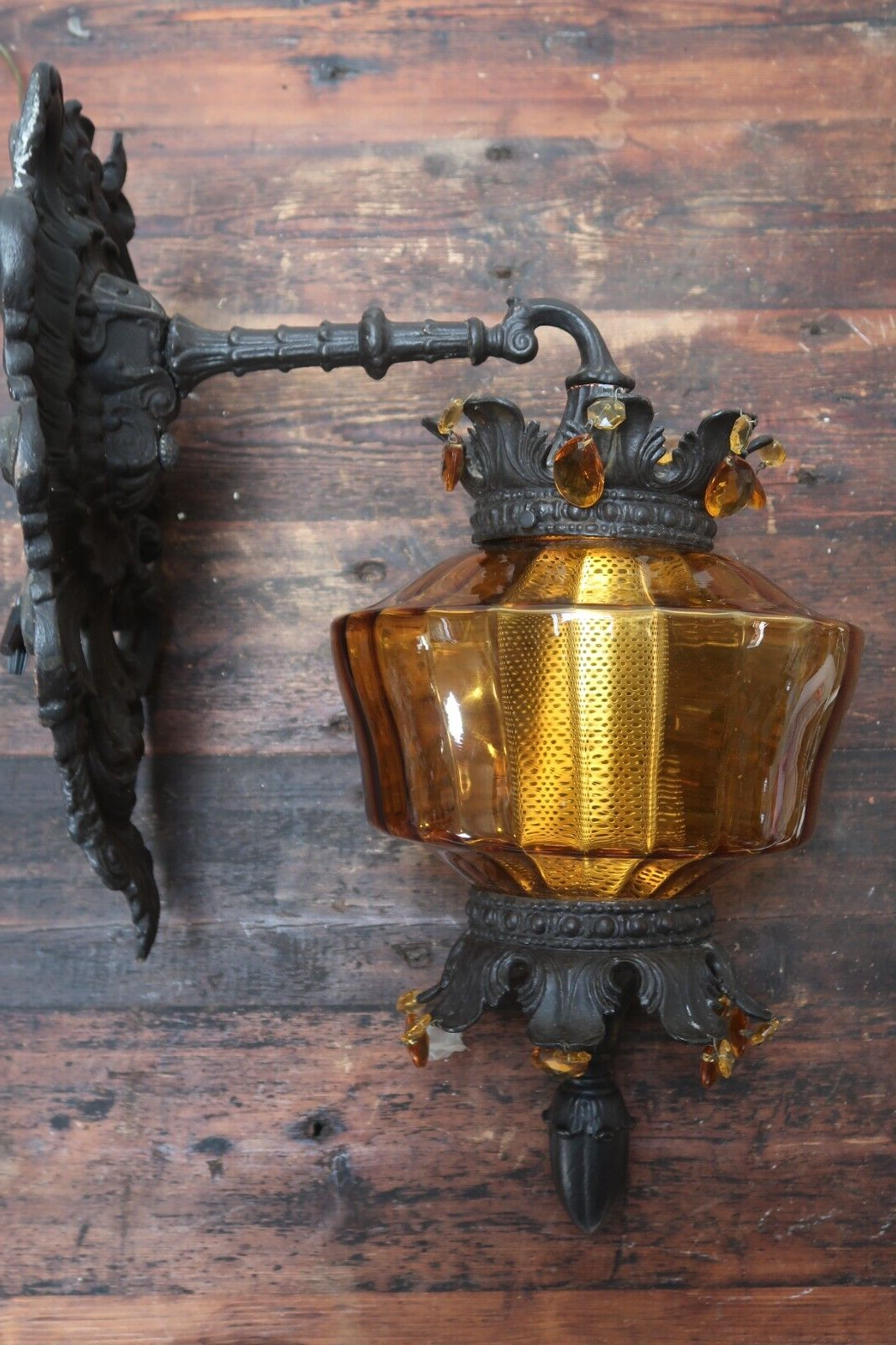 Vintage MC. Co. GIM Wall Sconce Wire Electric Wall Hanging Lamp 1950s
