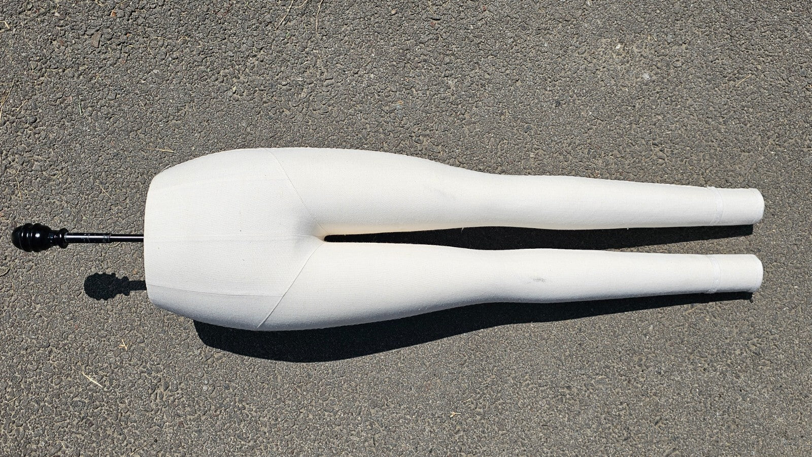 Superior Model Form Co. Missy Legs Covered In Linen Fabric With Cast Iron Base
