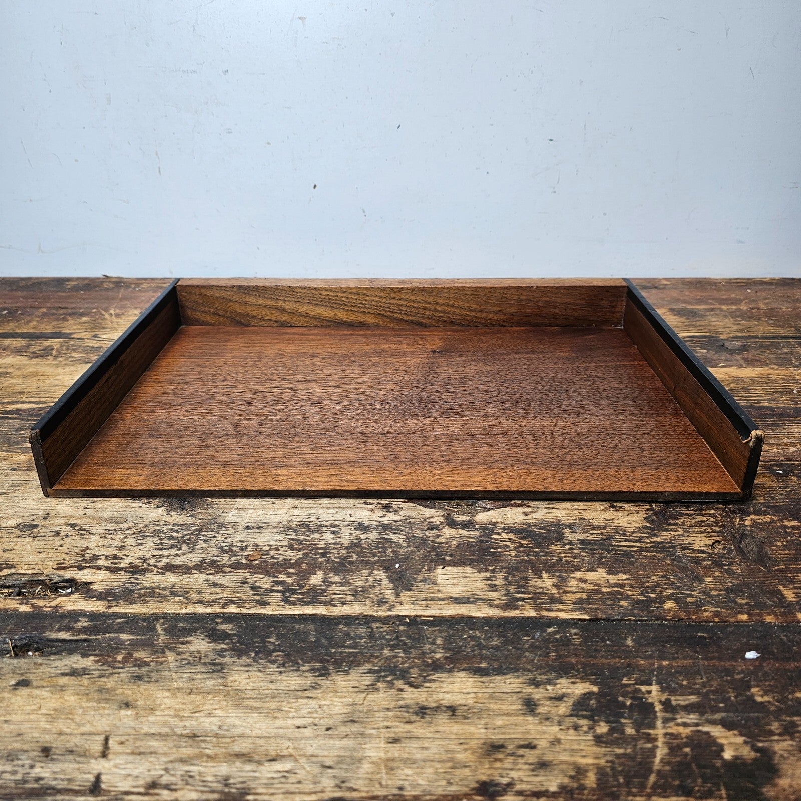 Mid-Century Modern Desktop Organizer/Paper Tray by Qualiton, Los Angeles, CA