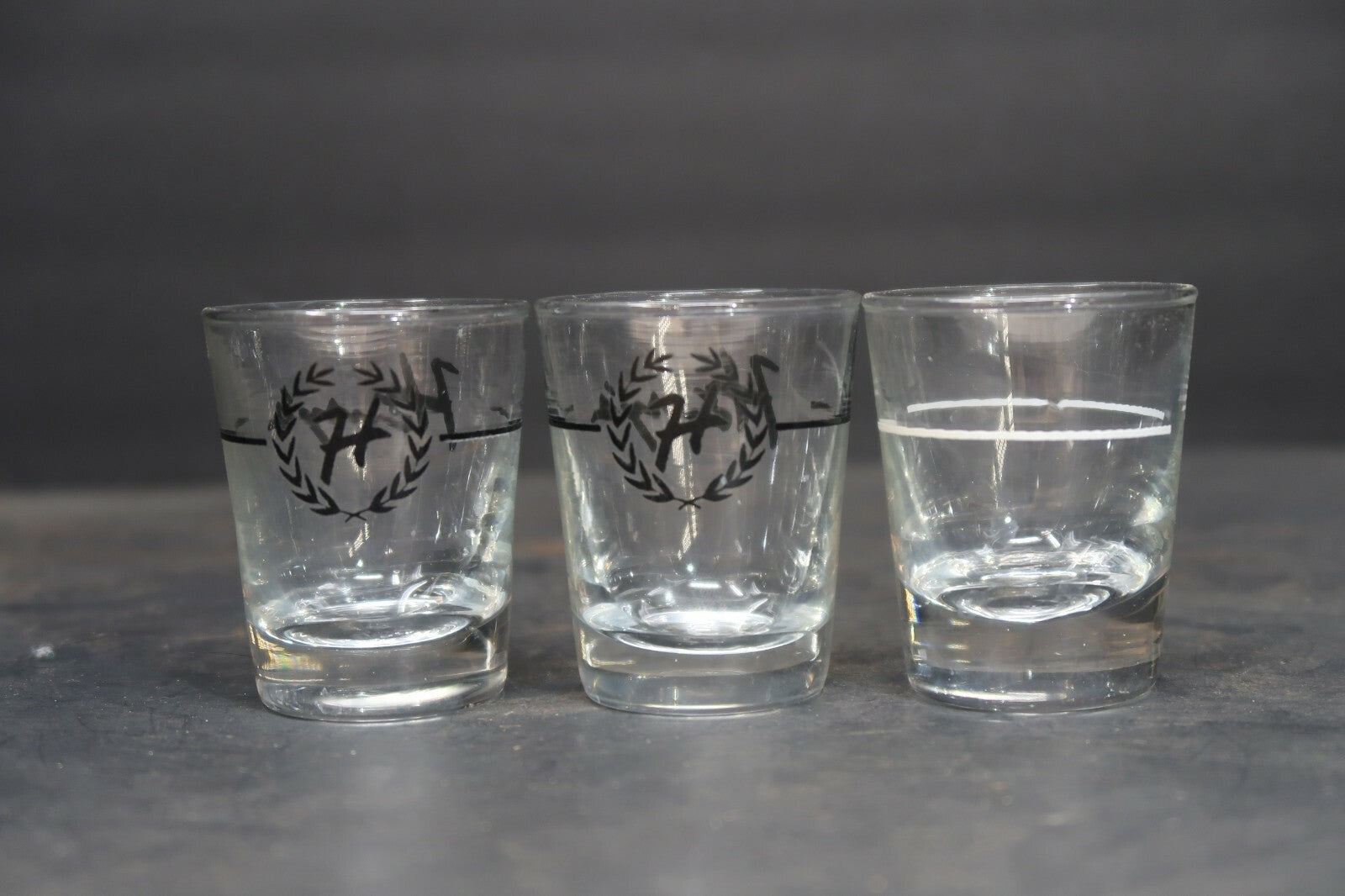 Lot of 3 Vintage Souvenir Shot Glasses