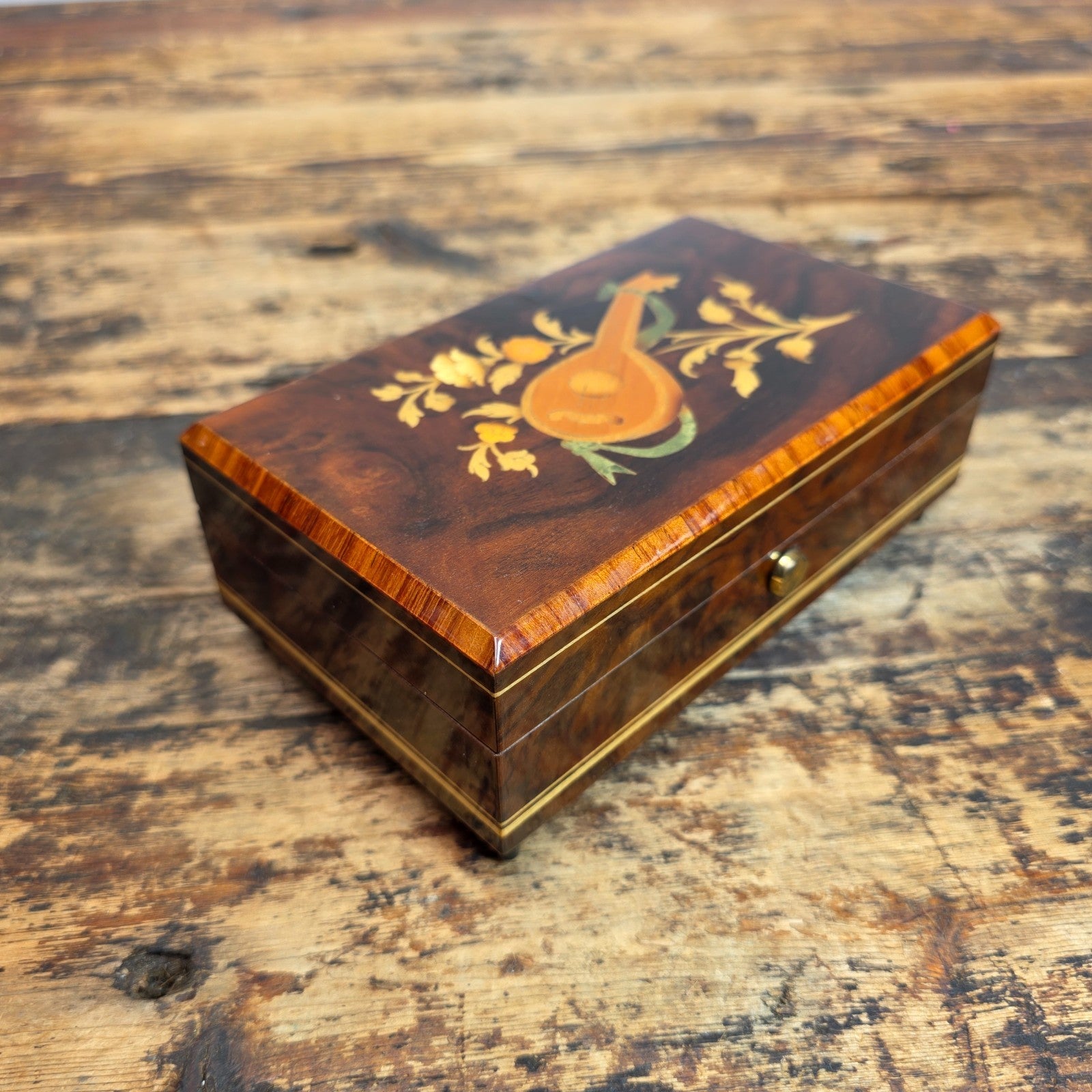 Vintage Reuge Inlaid Music Box – Chopin “Tristesse” / Slide Switch Mechanism