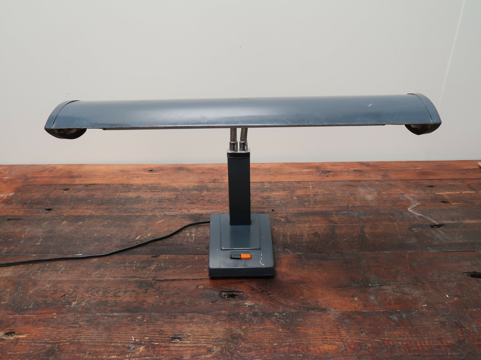 Vintage Imar Double Gooseneck Office Desk Lamp Light Made In Japan