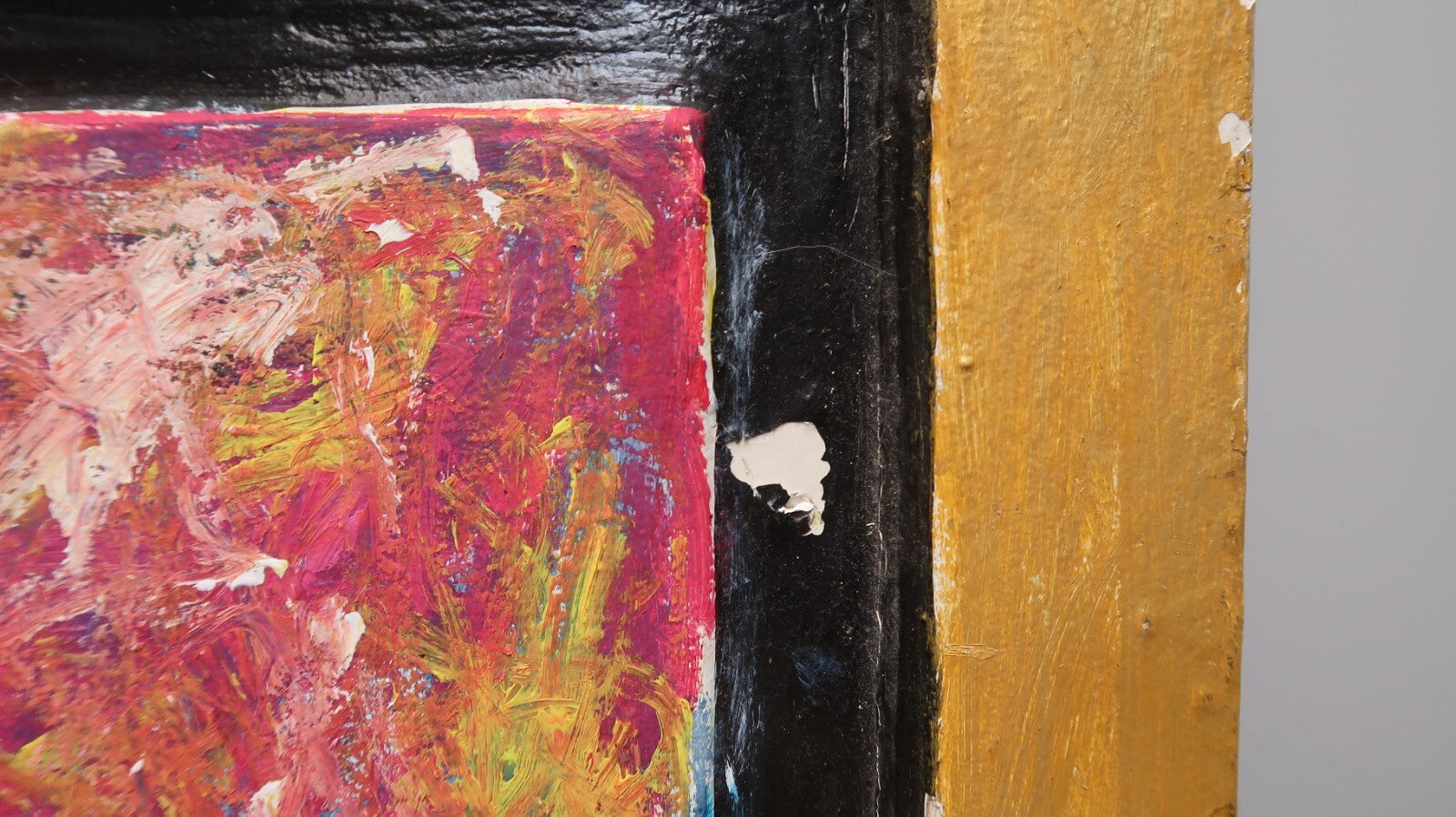 Hand Painted On Wood Cabinet Door Signed by Daniel Velazquez " Nude II " 2000