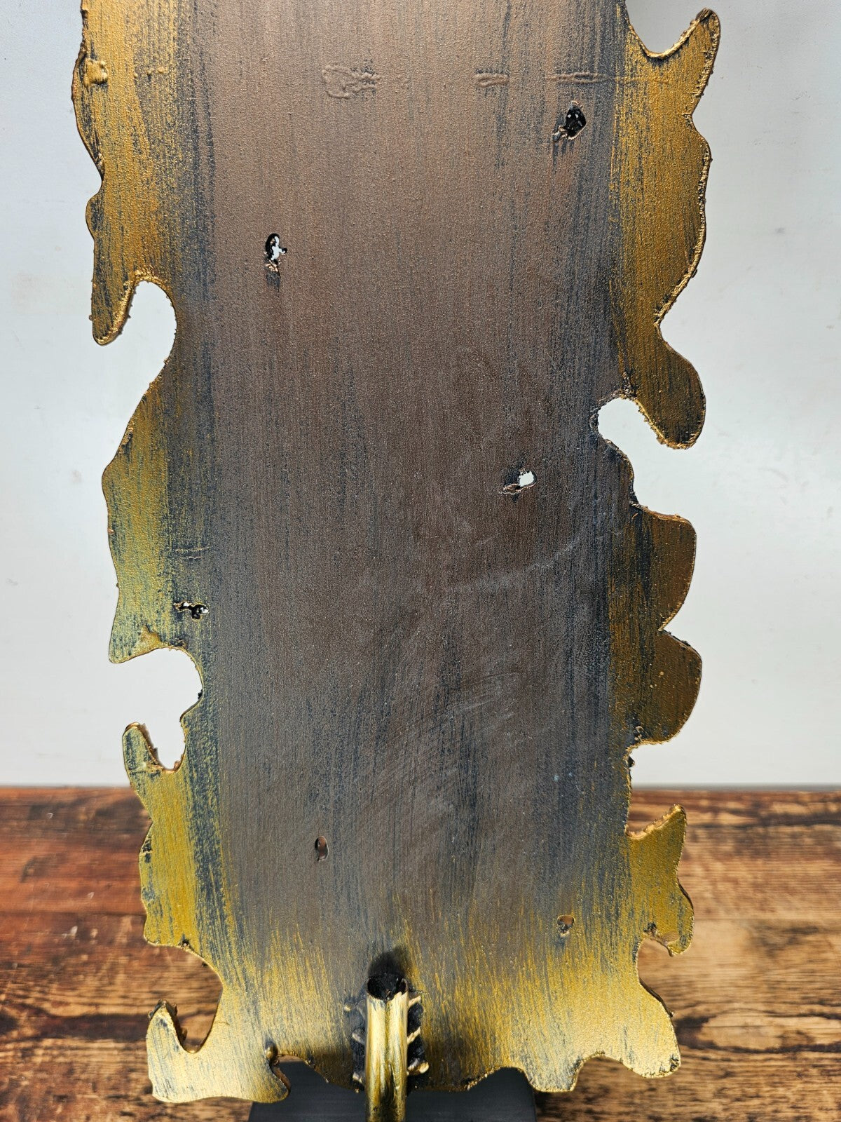 Wrought Iron Art Sculpture By Gold Leaf Design Group 31"H