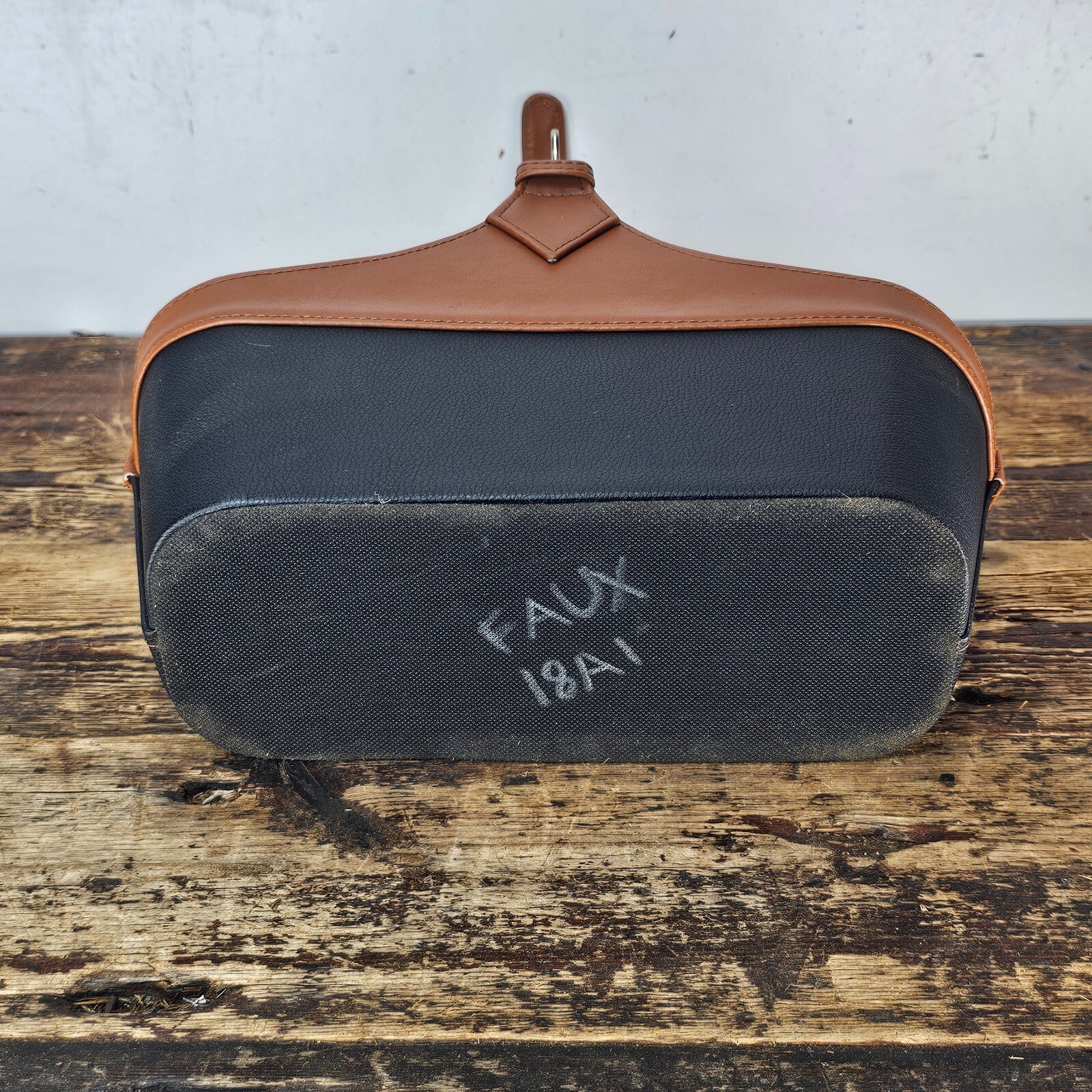 Leather-Style Magazine Rack / Basket 12.5"L x 6"W x 10"H (14 oz.)