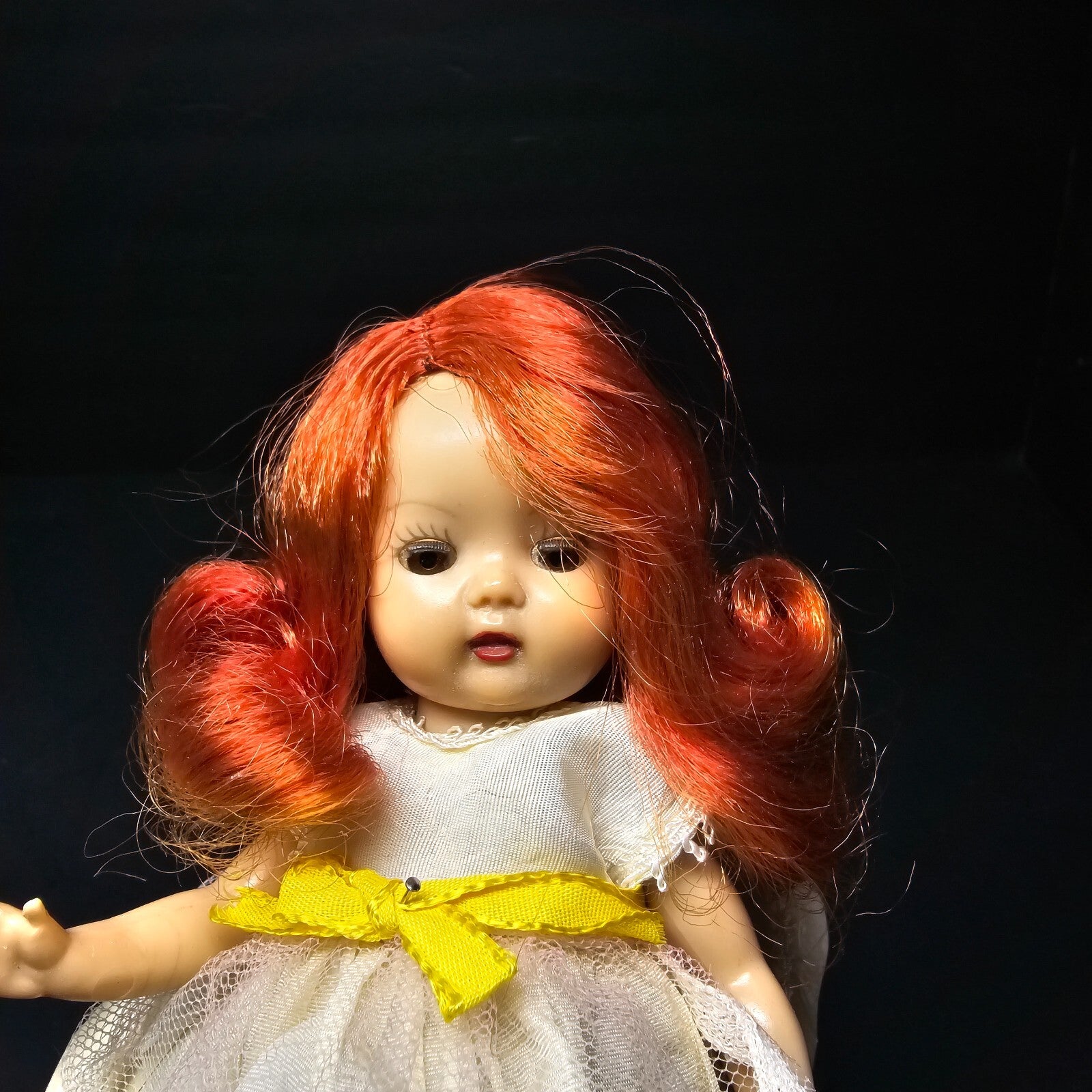 NANCY ANN Storybook MUFFIE 8" Doll SLW 1950's