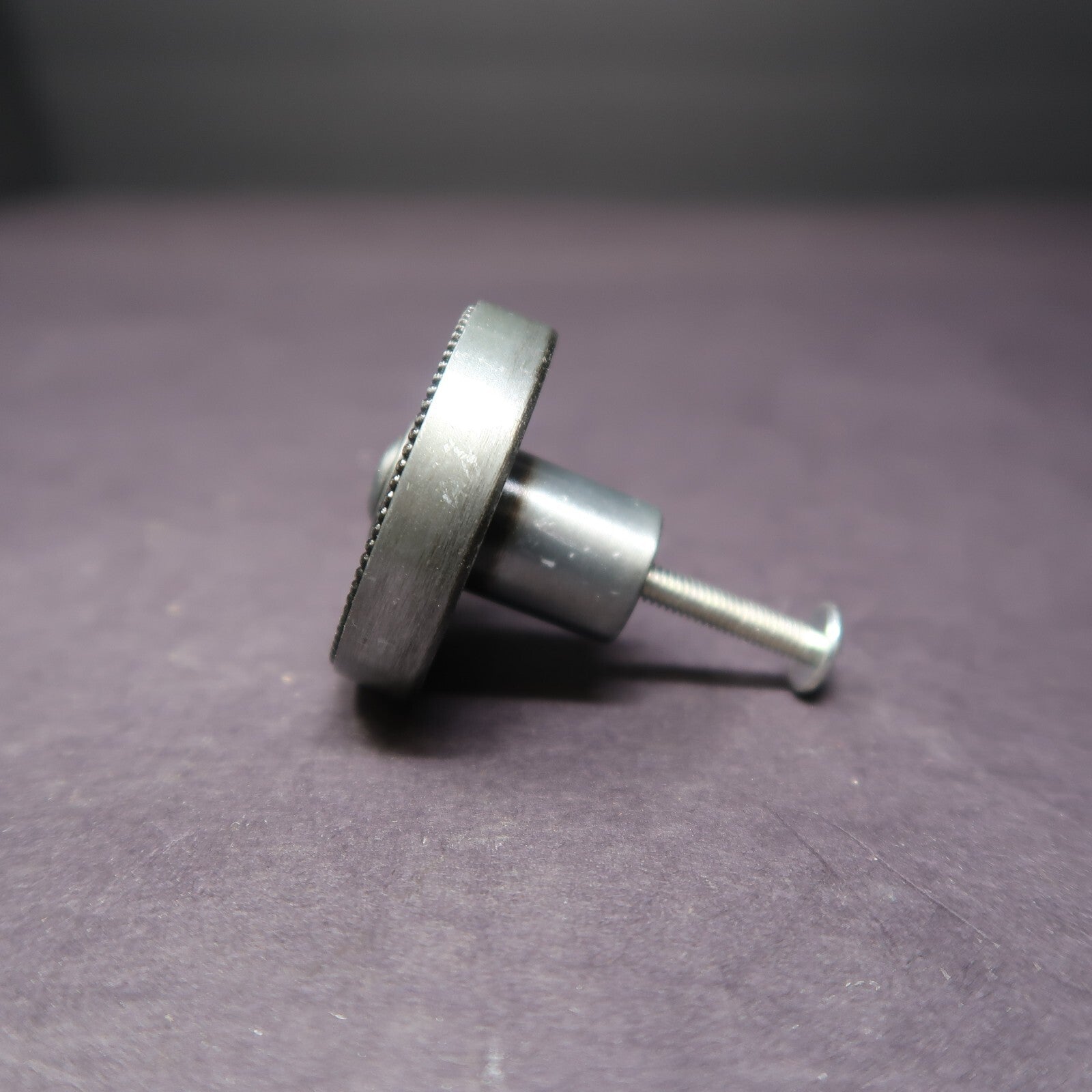 Round Stainless Steel Cabinet Drawer Knob Silver 1.5"