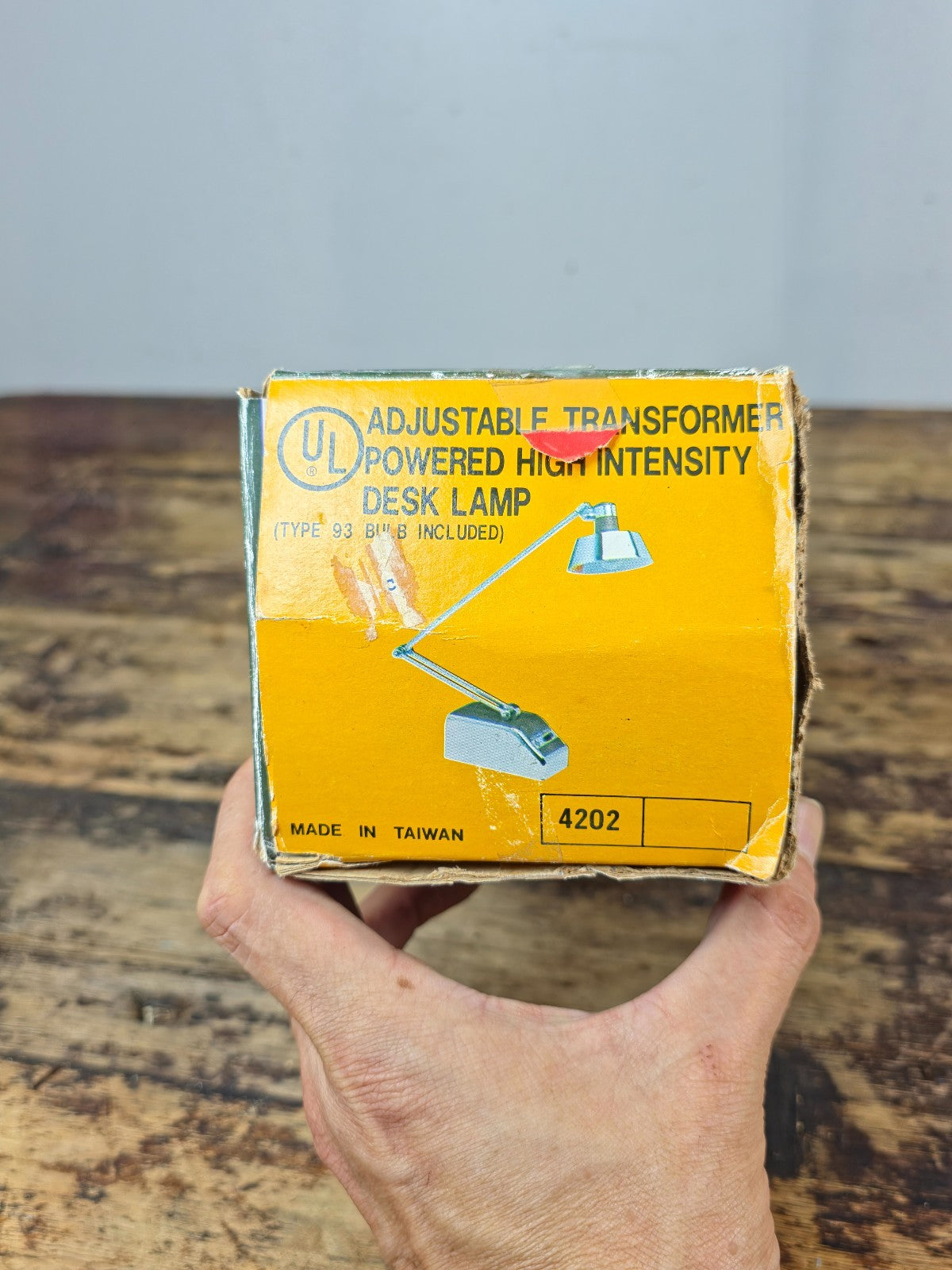 Vintage High Intensity Desk Lamp Model 4202 Transformer Powered NOS Taiwan