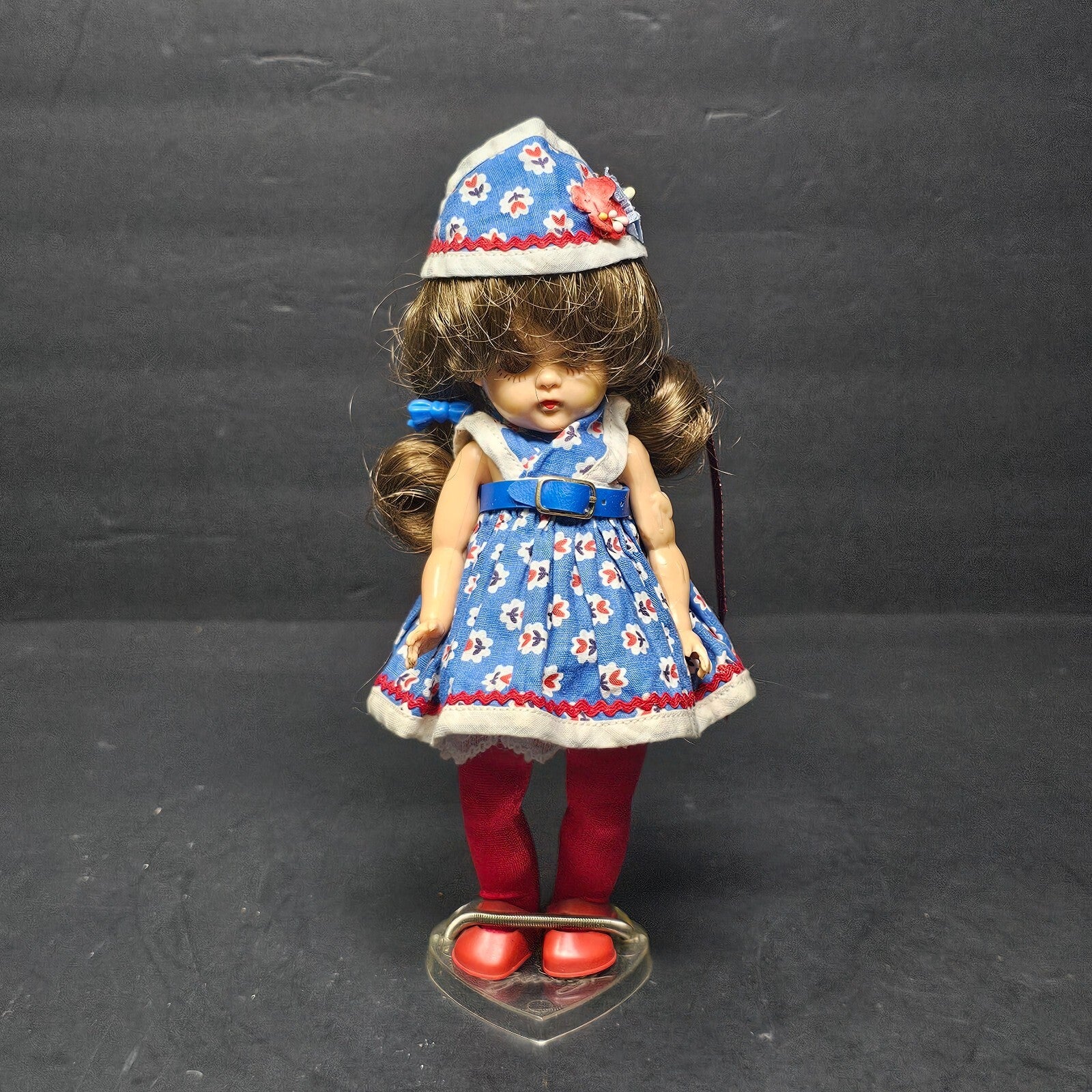 Vintage Vigra Doll 8" 1950's (Damaged)