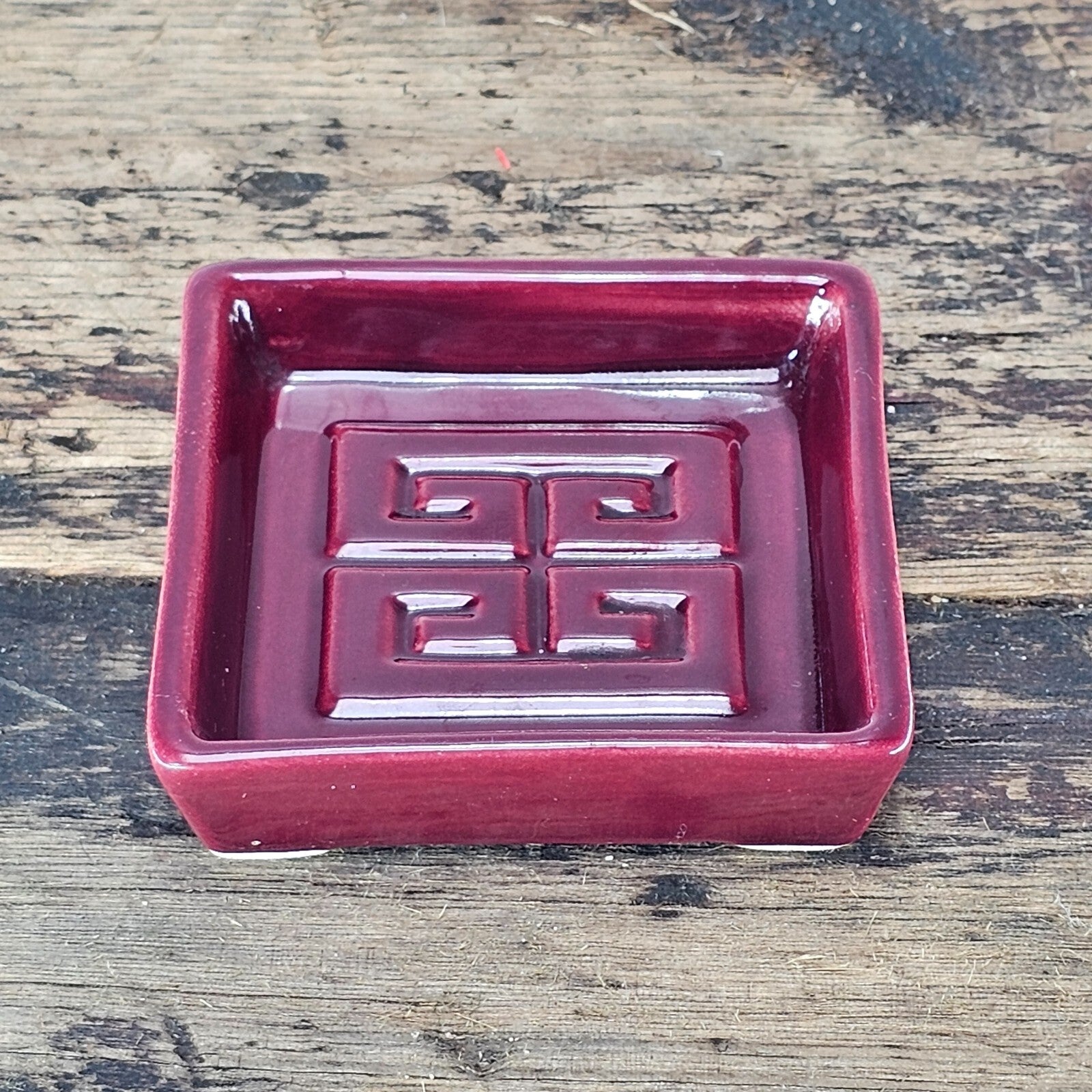 Mid-Century Modern Claire Lerner Studio Pottery Dish / Ashtray 1949