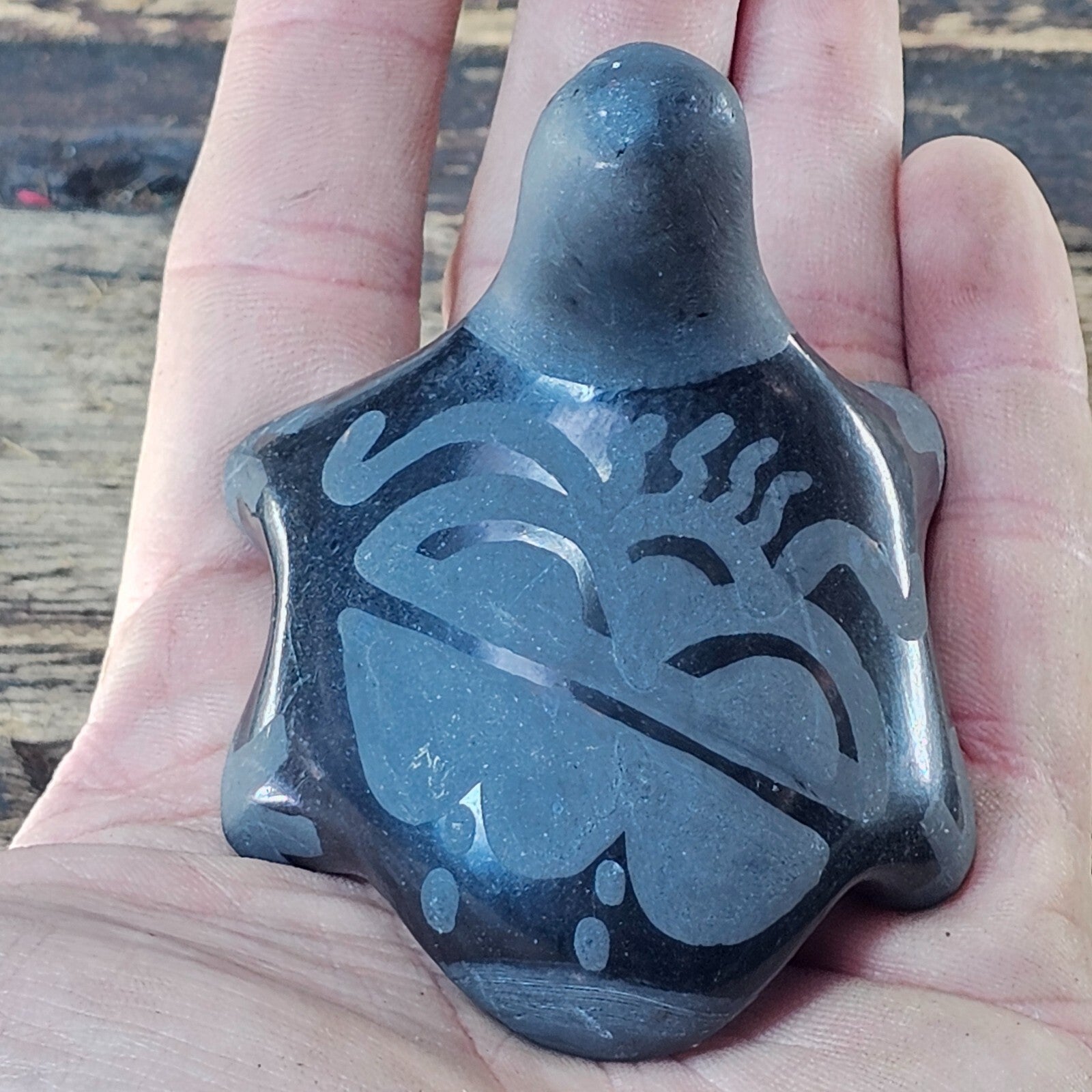 Santa Clara Pueblo Pottery Turtle