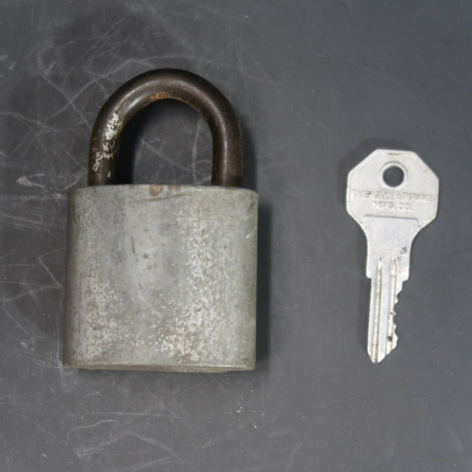 Vintage YALE Padlock With Aluminum Key