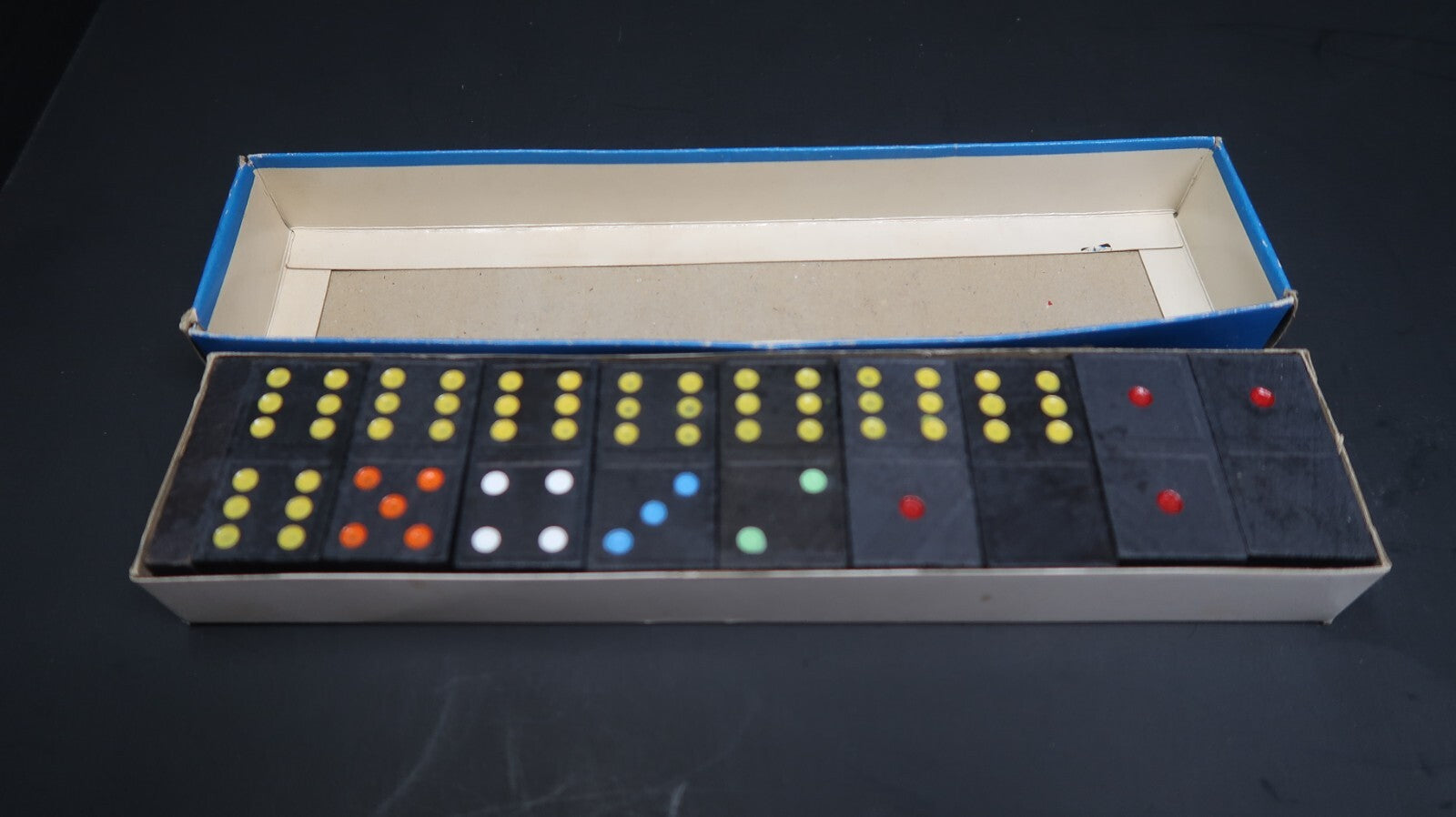Vintage Double Six Dominoes 27 Pieces NOS