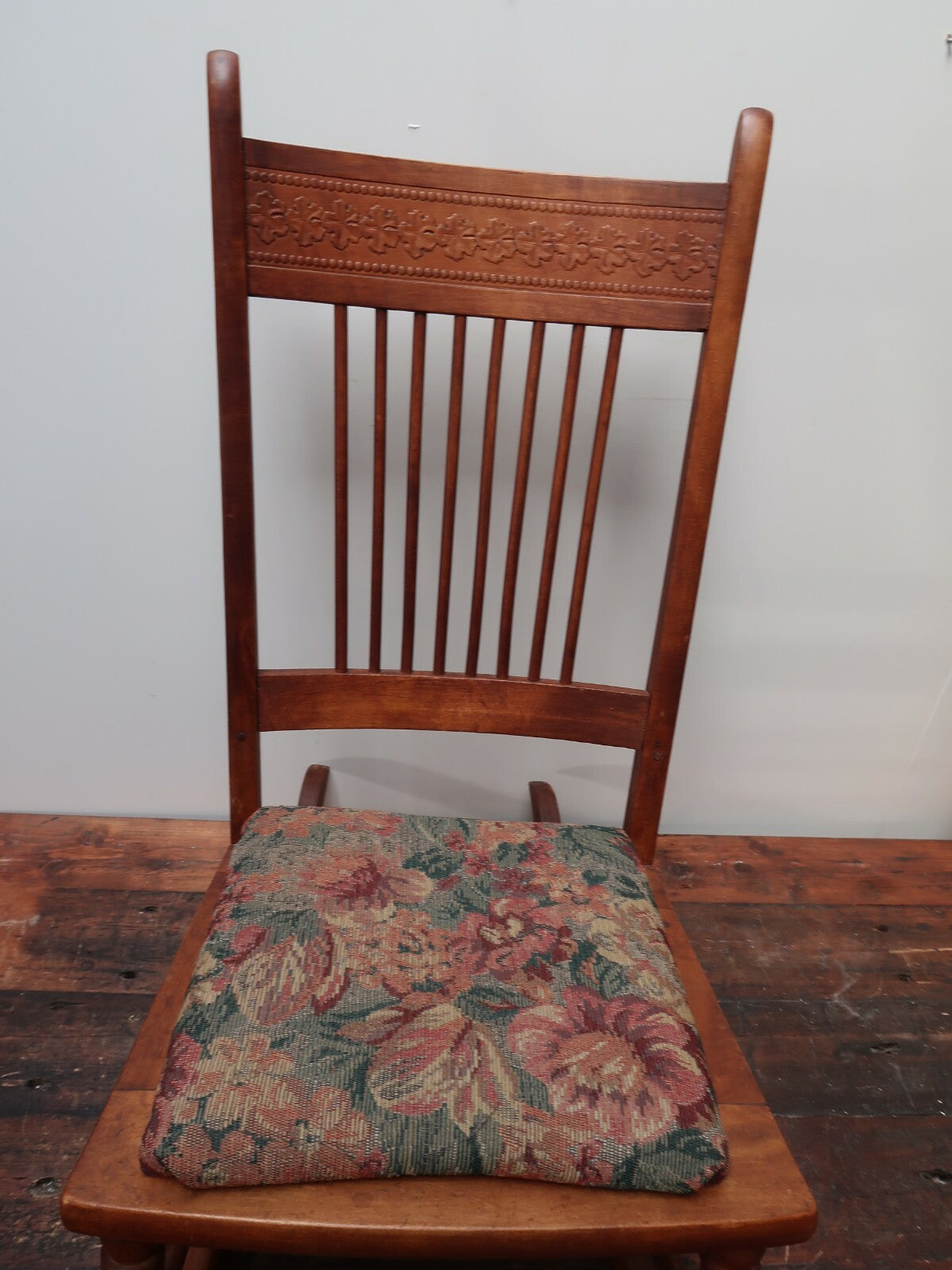 Antique Wooden Rocking Chair H35" x W17" x L31"