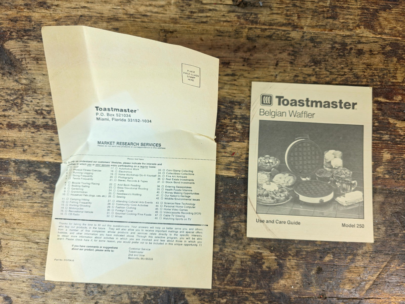 Vintage Toastmaster Belgian Waffler – Model 250 (NOS)