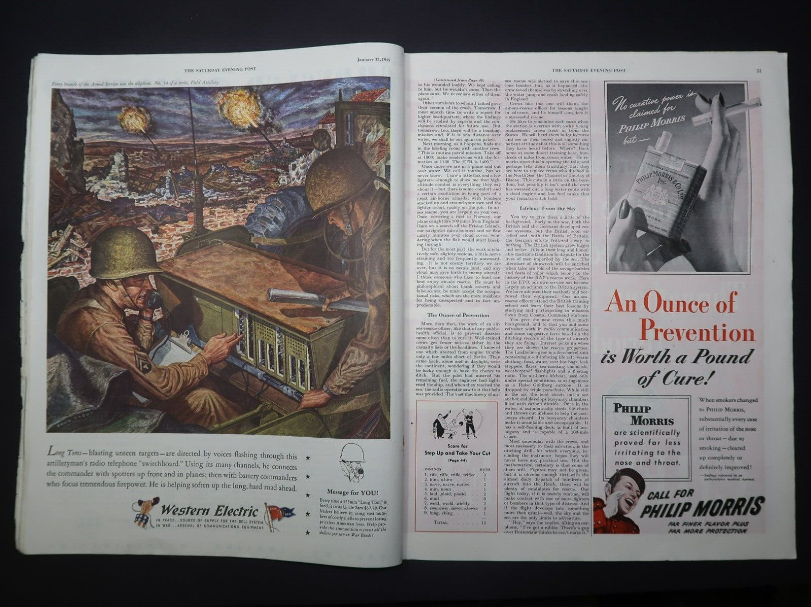 Saturday Evening Post Magazine 1945 January 13 Stevan Dohanos
