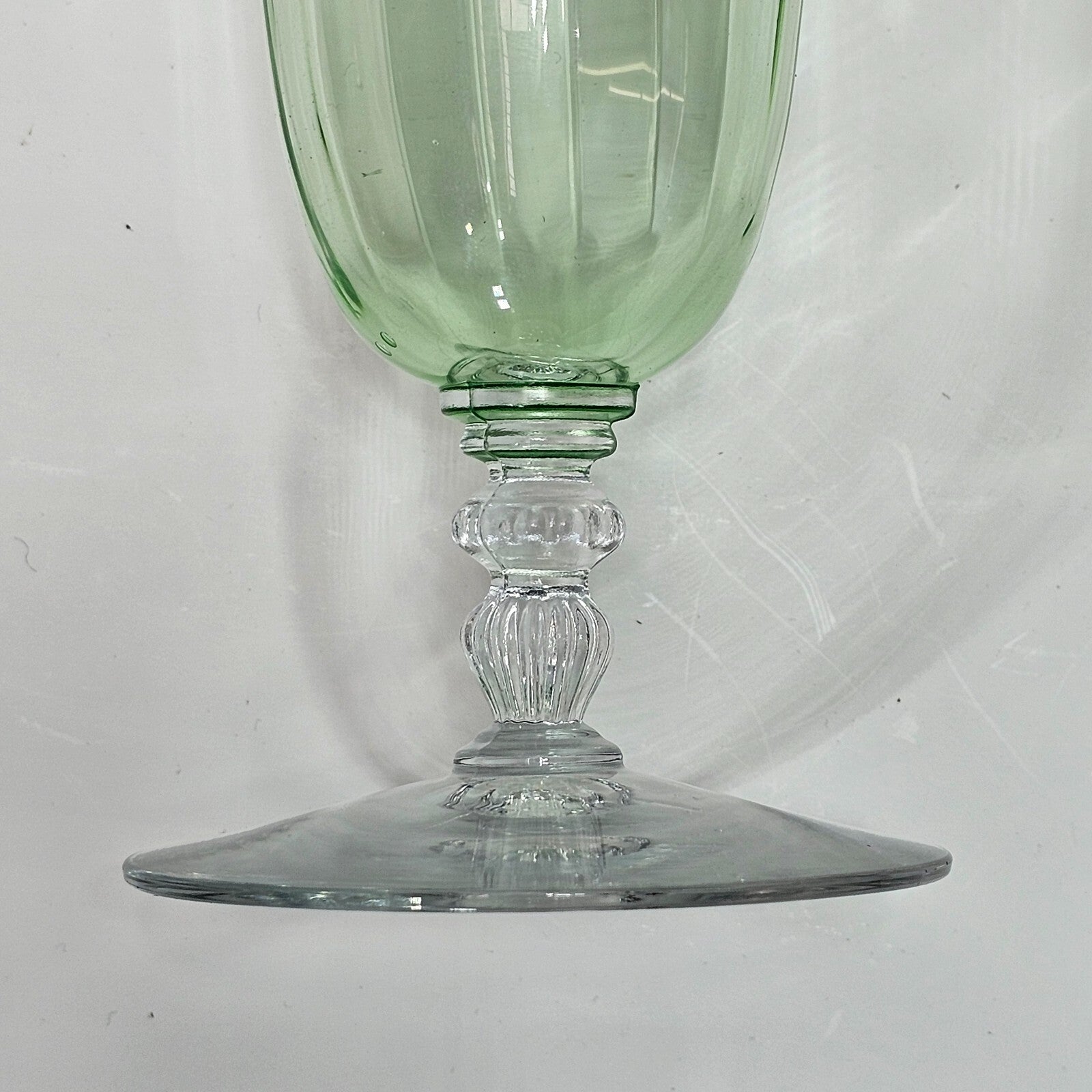 Huntington Glass X101 Green Iced Tea / Water 7.5" H
