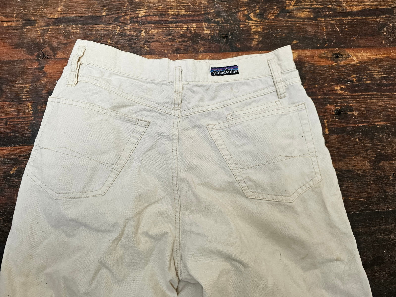 Vintage Patagonia Mens Chino Pants White 29" x 29" (Actual)