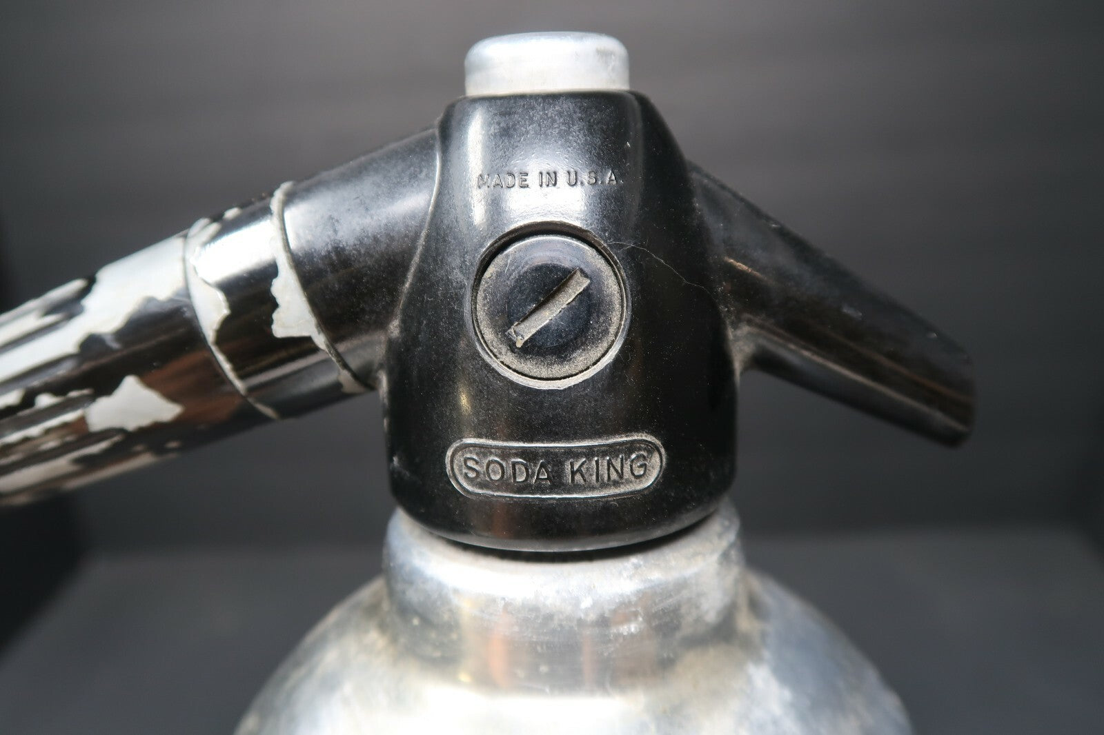 Vintage 12" H Bar Soda King Syphon Sparkling Seltzer Water