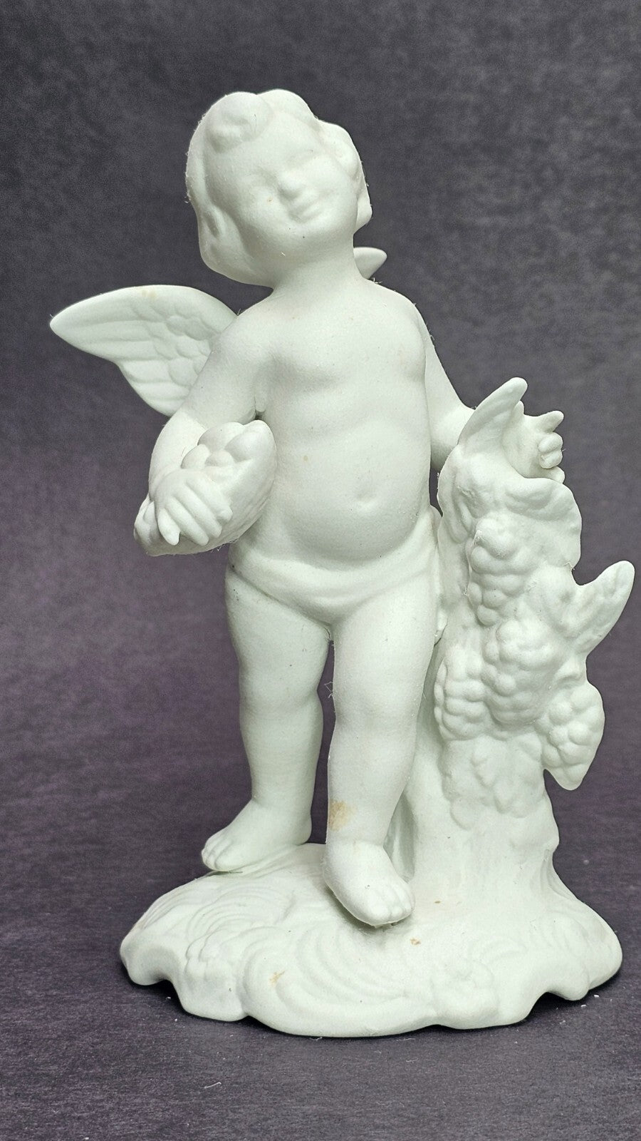 Vintage Dresden Original Germany Bisque Cherub Figurines Four Seasons (Stains)