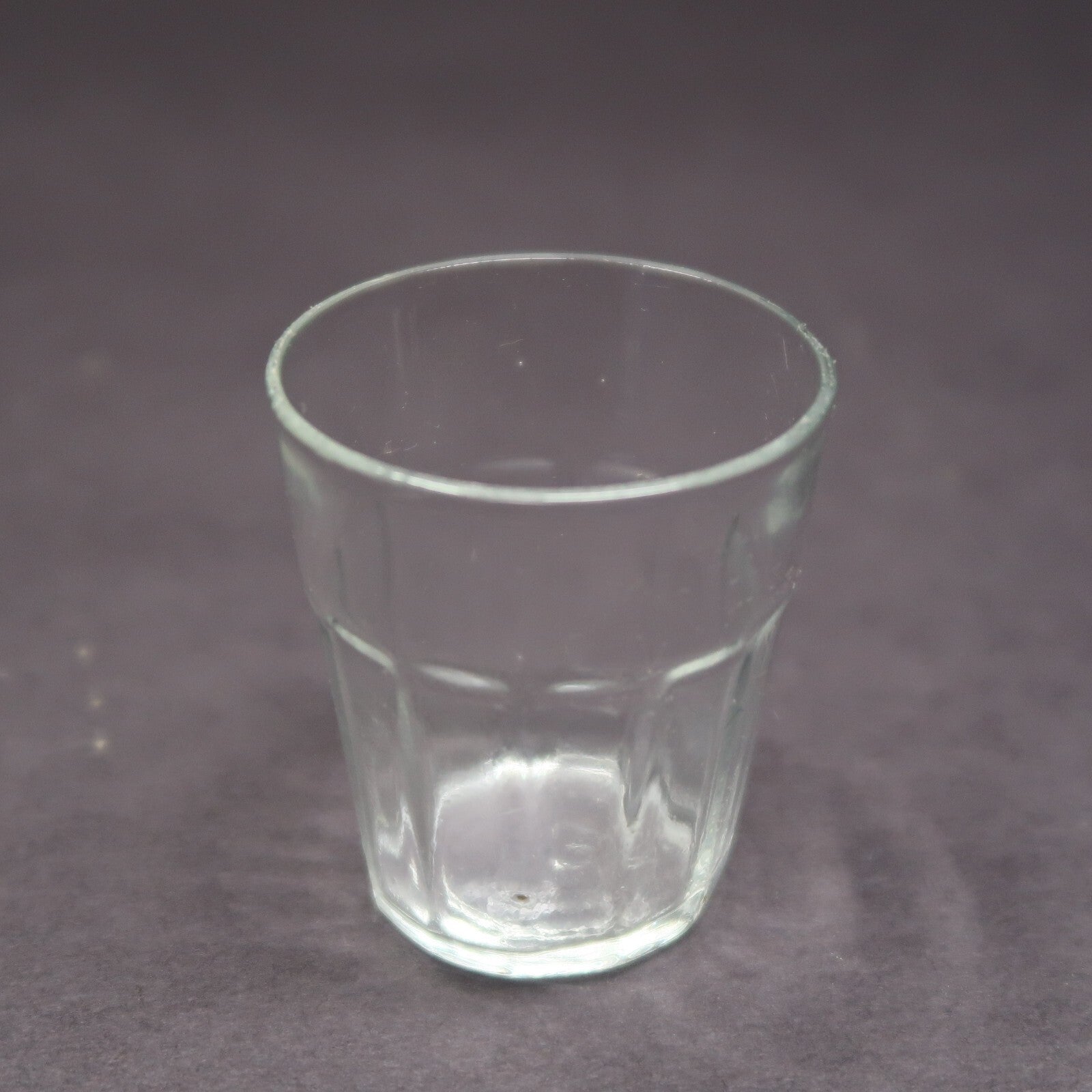 Miniature Soda Glass Style Shot Glass H 2"